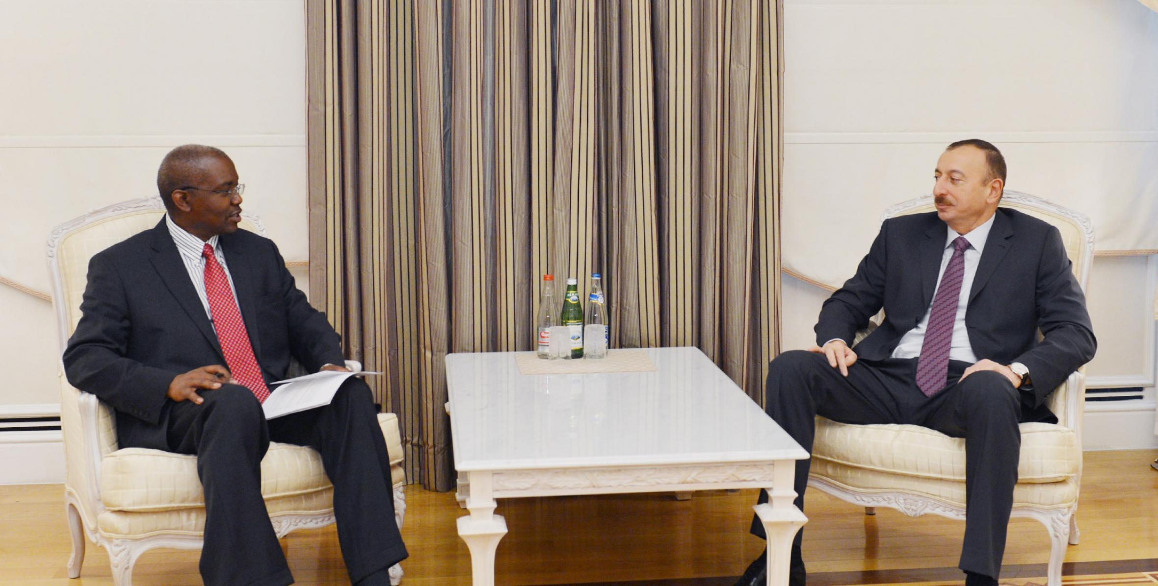 Ilham Aliyev received World Regional Director for the South Caucasus Henry Kerali