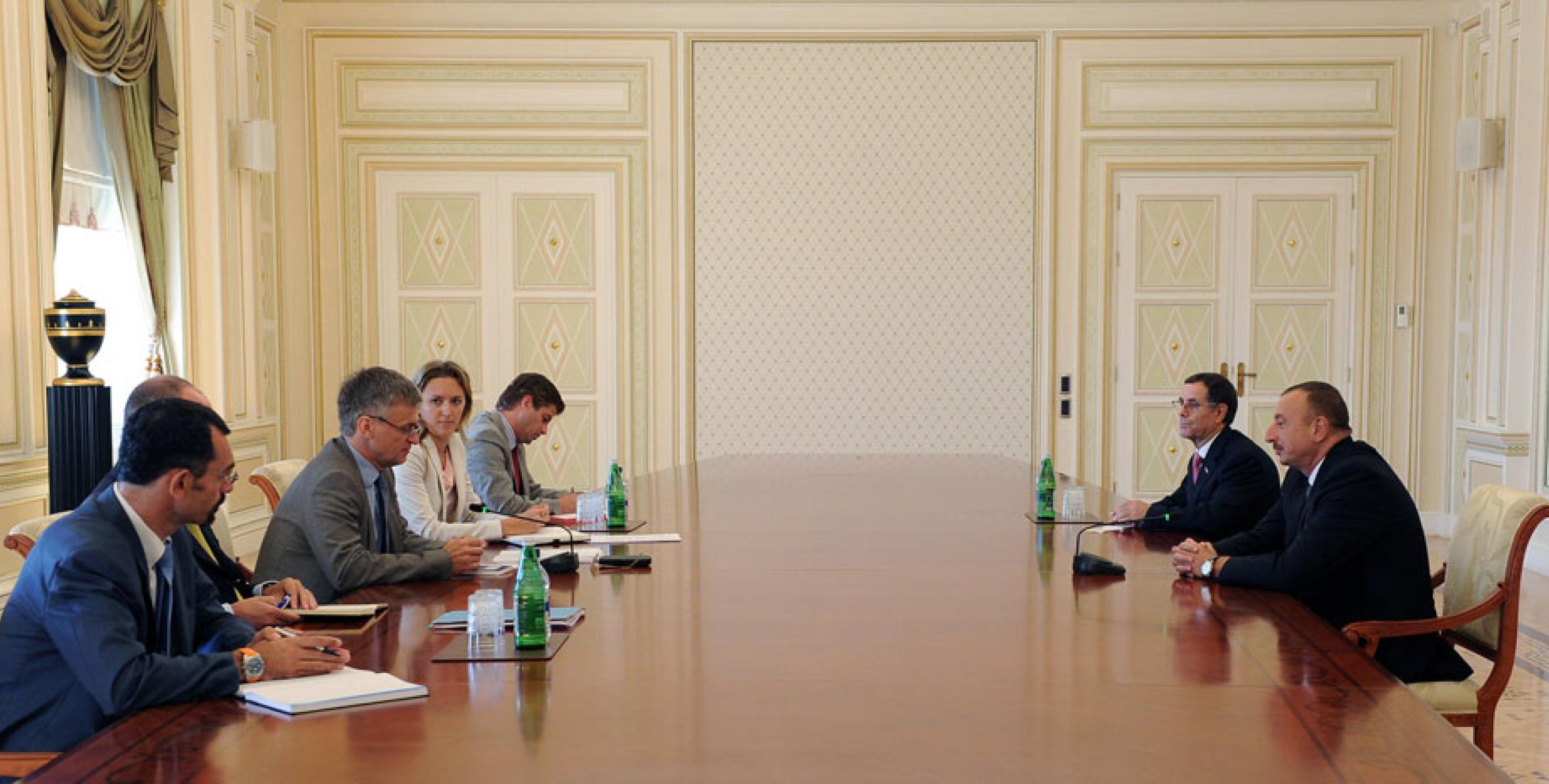 Ilham Aliyev received the EU Special Representative for the South Caucasus Peter Semneby