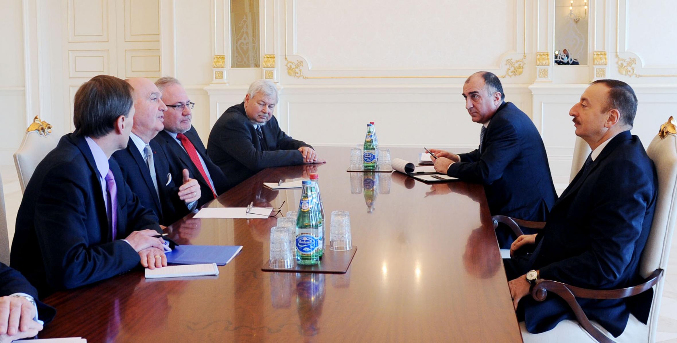 Ilham Aliyev received co-chairs of the OSCE Minsk Group and the special representative of the OSCE chairman-in-office