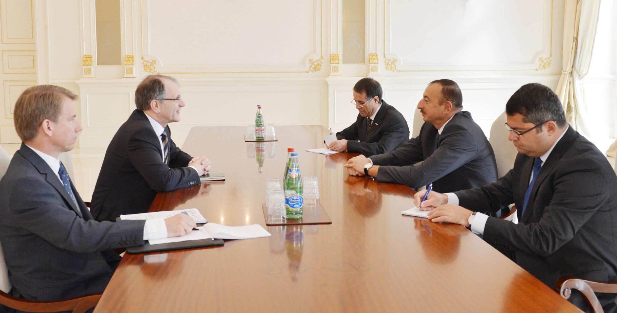 Ilham Aliyev received NATO Assistant Secretary General