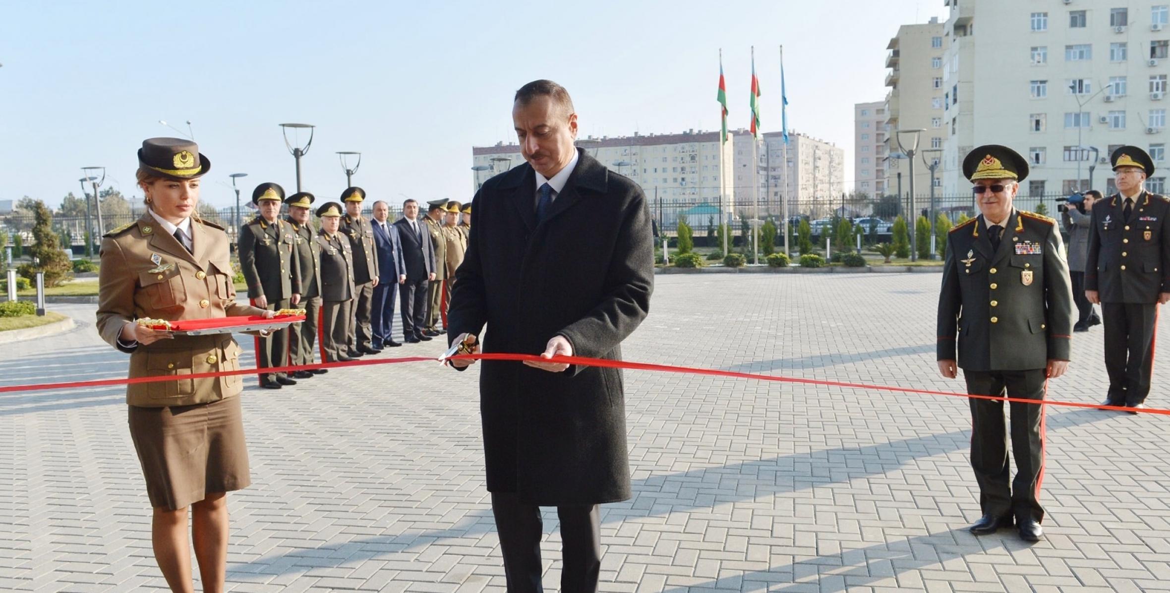 Ilham Aliyev attended the opening of the Academy of the Ministry of Emergencies