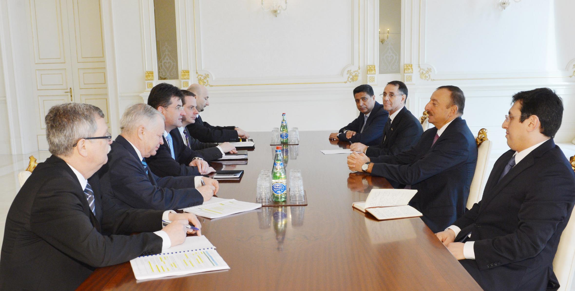 Ilham Aliyev received a delegation led by the Deputy Prime Minister and Minister of Foreign and European Affairs of the Slovak Republic