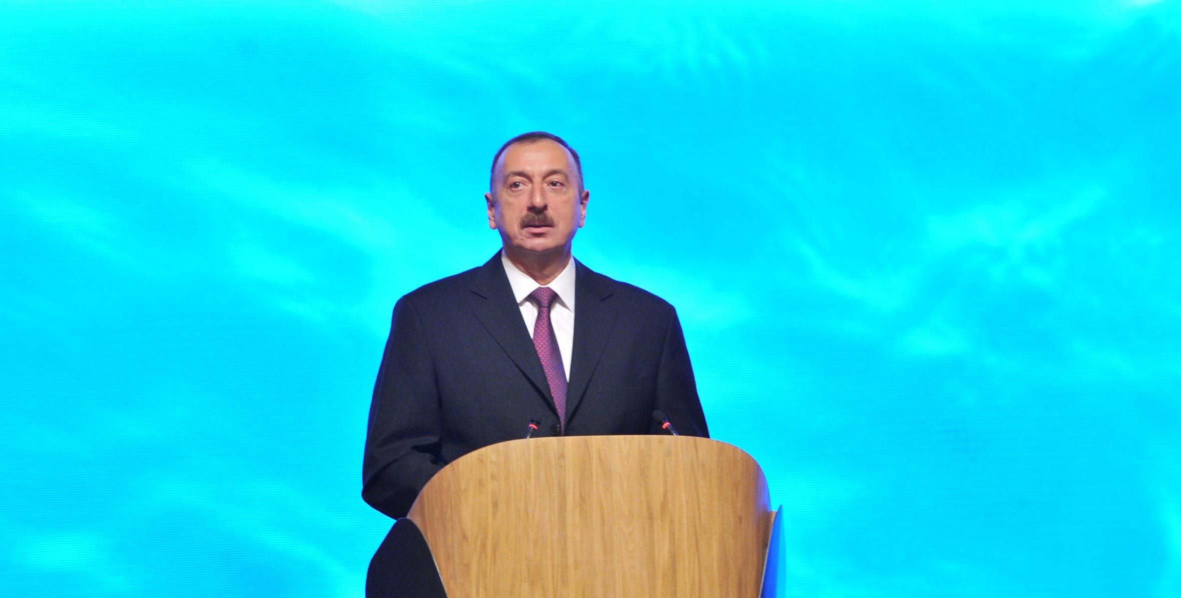 Речь Ильхама Алиева на церемонии подписания итогового инвестиционного решения по «Шахдениз-2»
