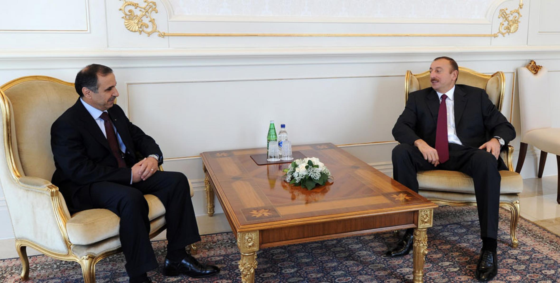 Ilham Aliyev received the credentials of the newly-appointed ambassador of Jordan