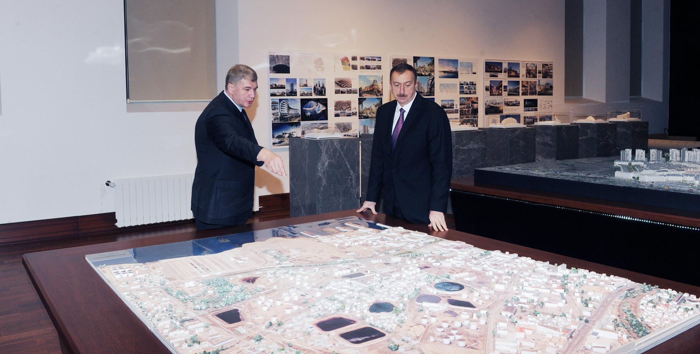 Ильхам Алиев принял участие в церемонии закладки фундамента «Баку Белого города»