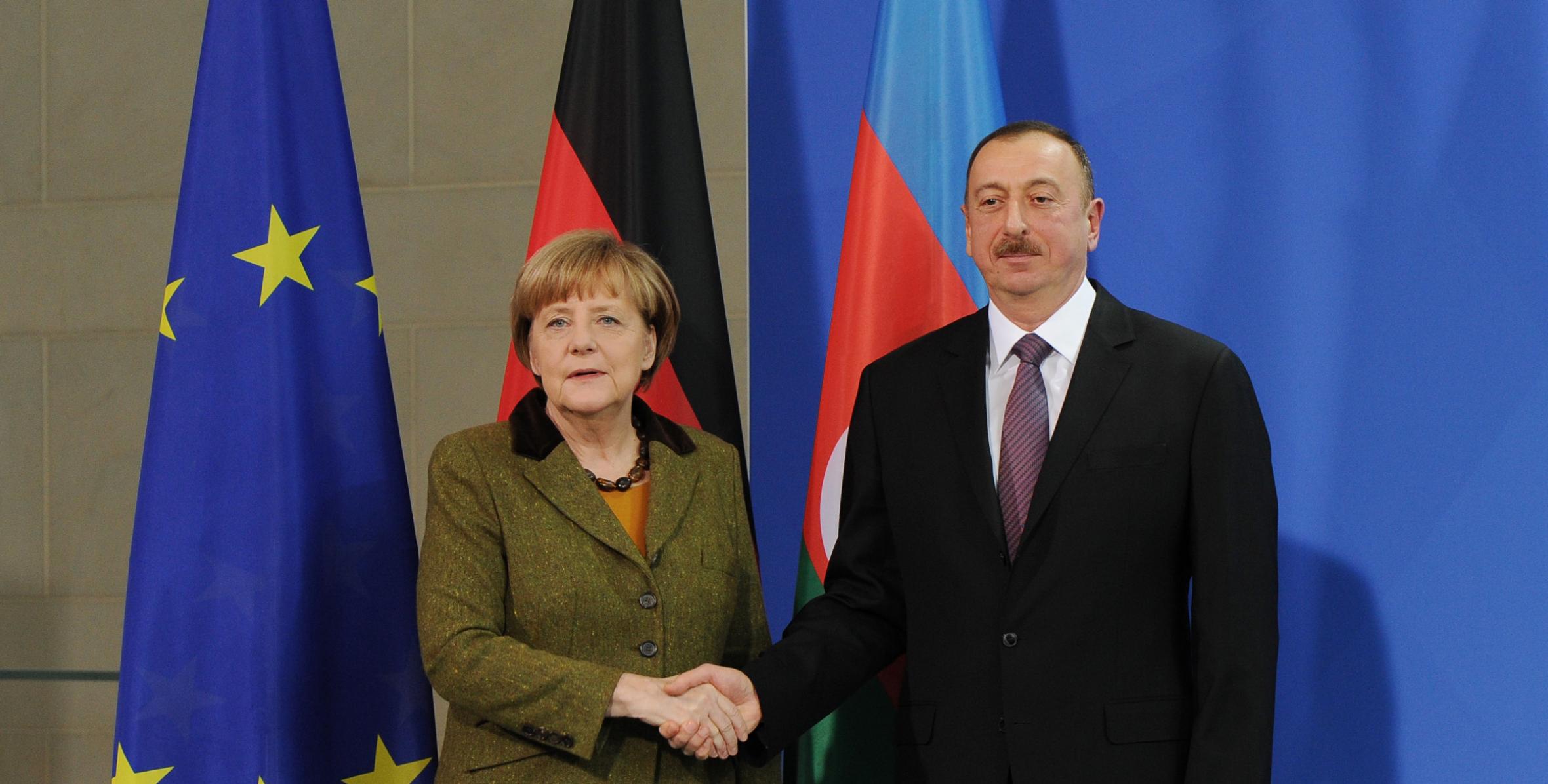 Рабочий визит Ильхама Алиева в Германию