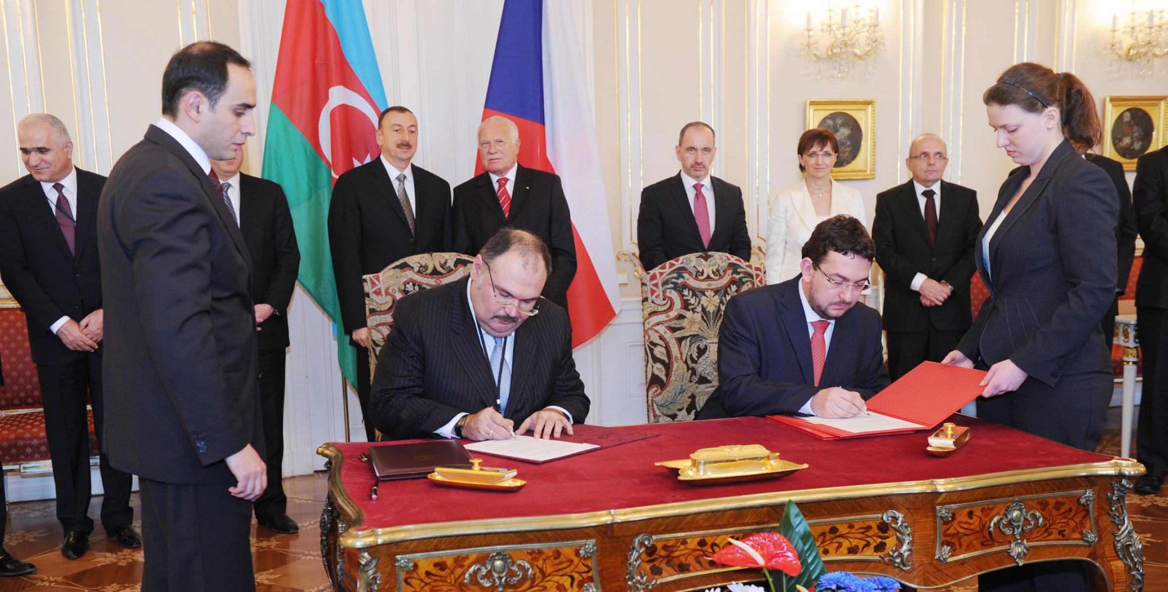 Signing ceremony of Azerbaijani-Czech documents was held