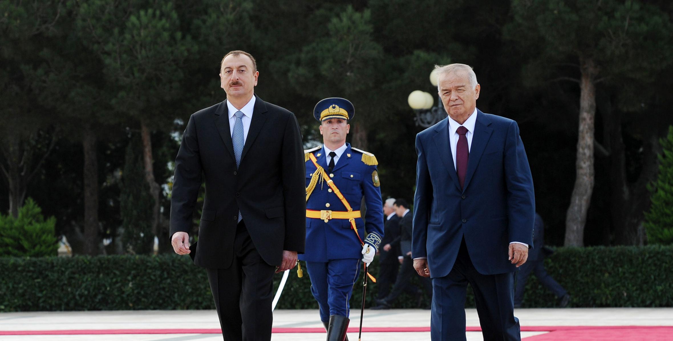 Official welcoming ceremony of President of Uzbekistan Islam Karimov was held