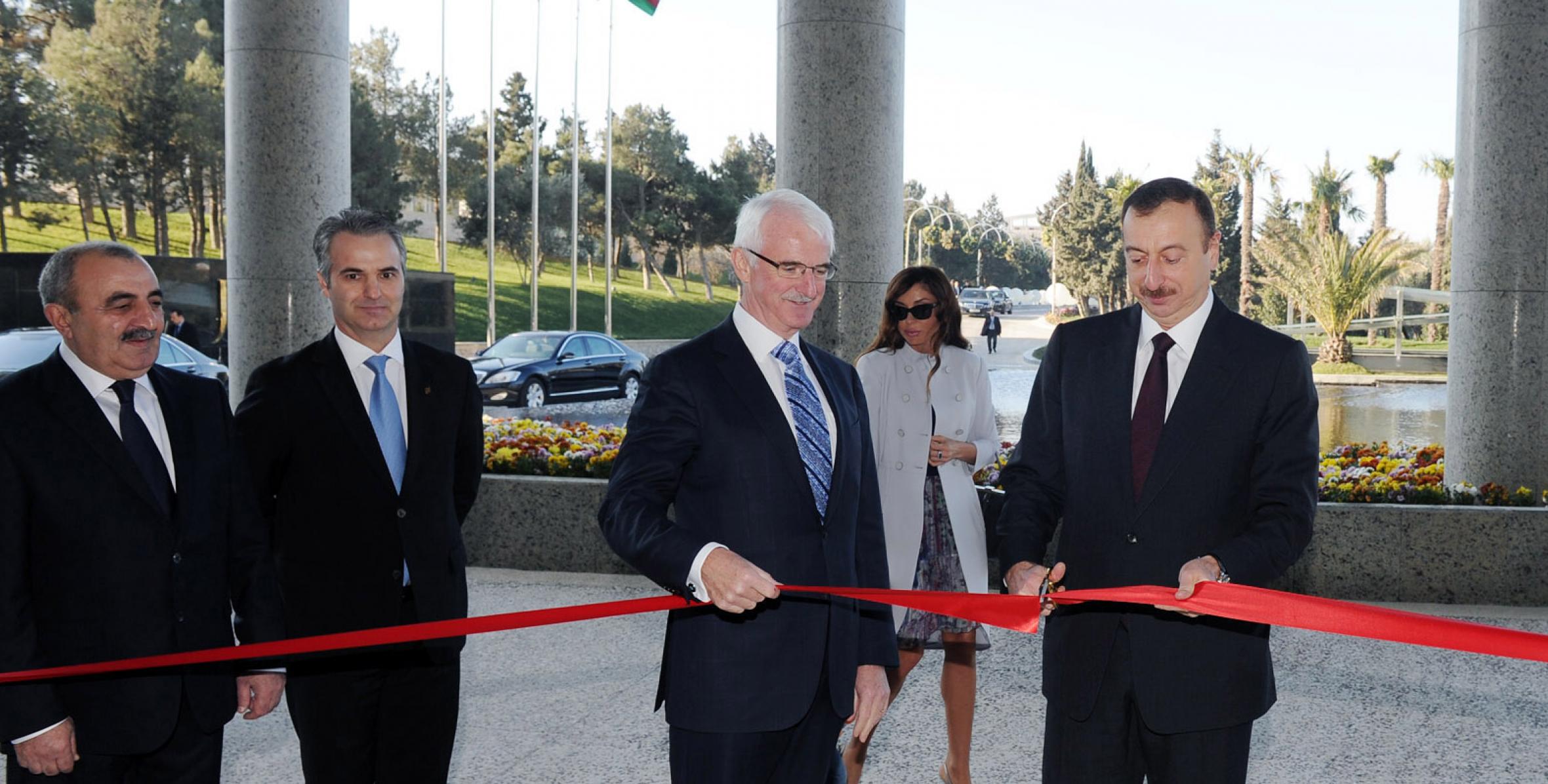 Ilham Aliyev attended the opening of the Jumeirah Bilgah Beach Hotel in Baku