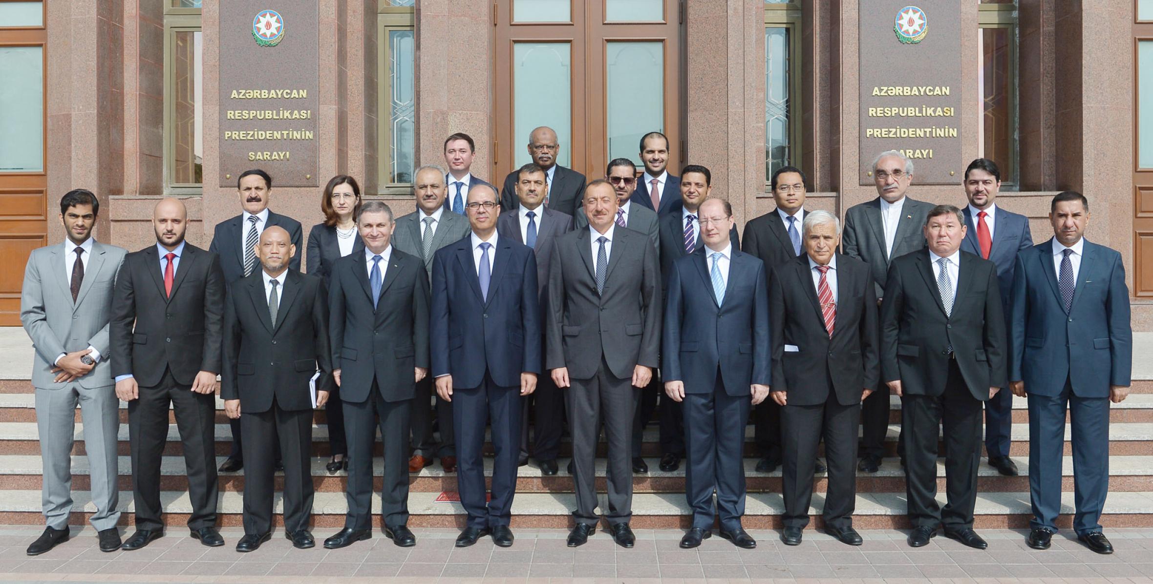 Ilham Aliyev received ambassadors and heads of diplomatic missions of Muslim countries in Azerbaijan on the occasion of the holy month of Ramadan