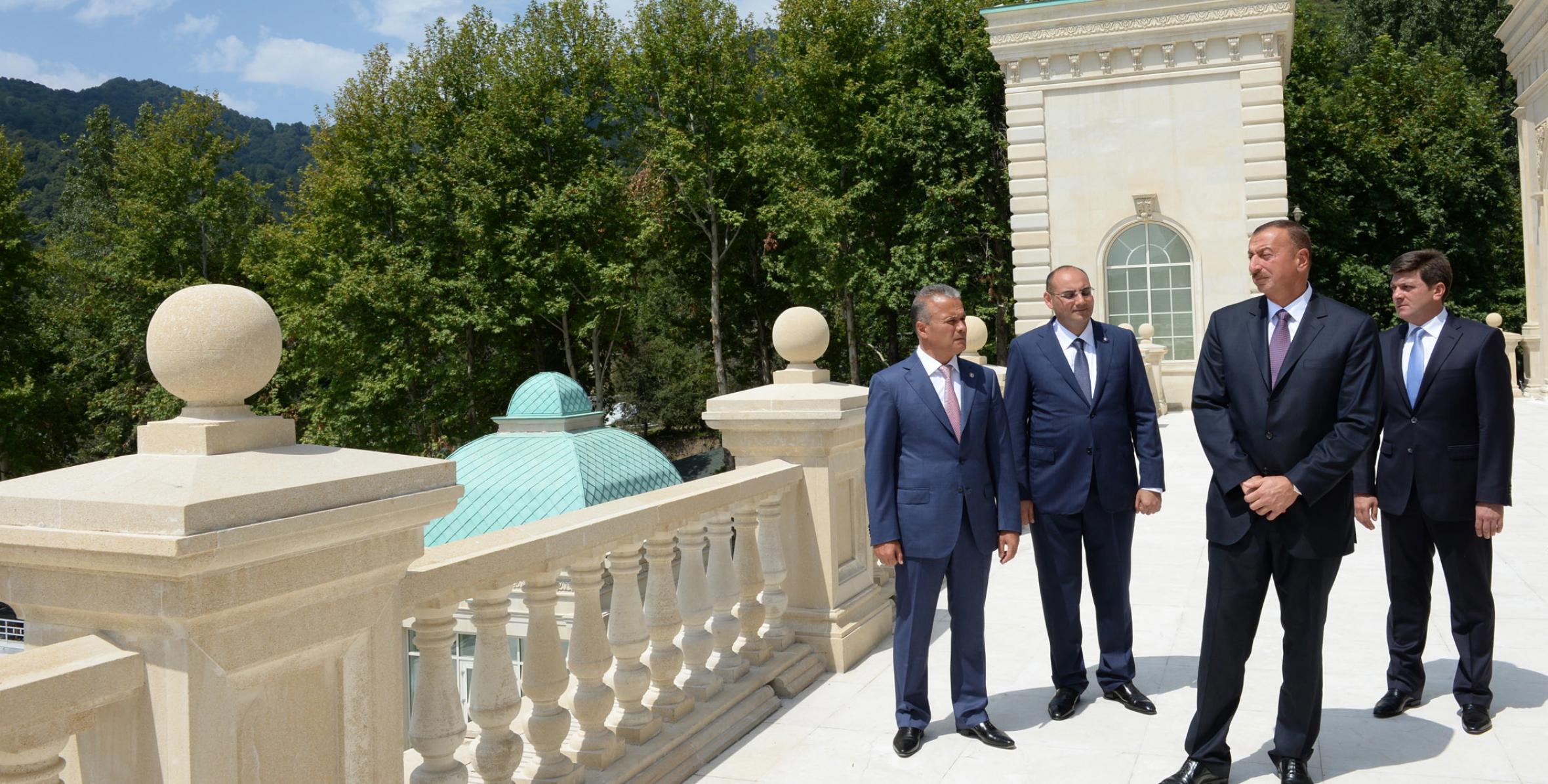 Ilham Aliyev attended the opening of the Heydar Aliyev Congress Center in Gabala