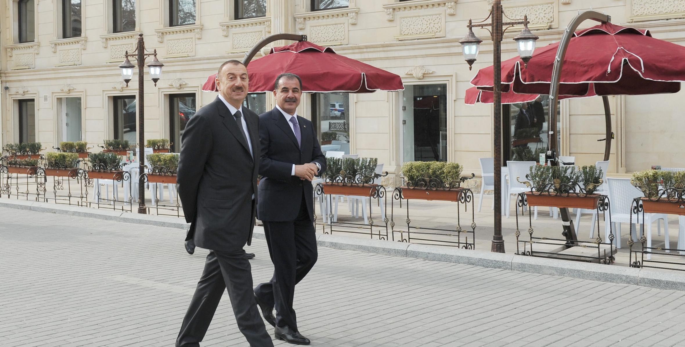 Ильхам Алиев ознакомился с условиями, созданными в отеле «VEGO»