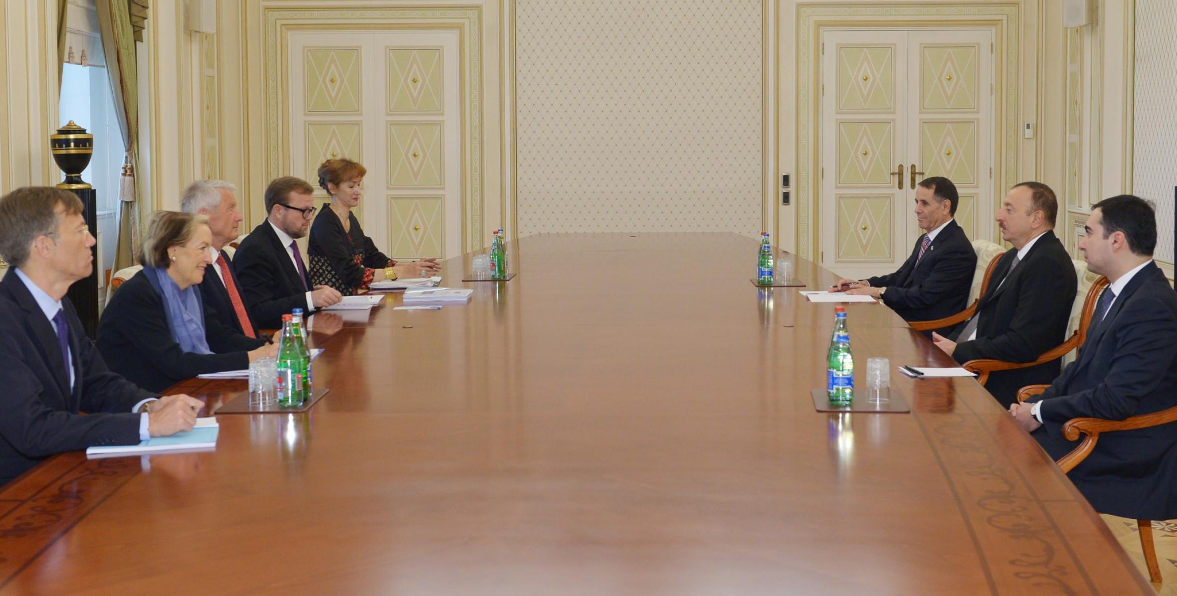 Ilham Aliyev received the Secretary General of the Council of Europe