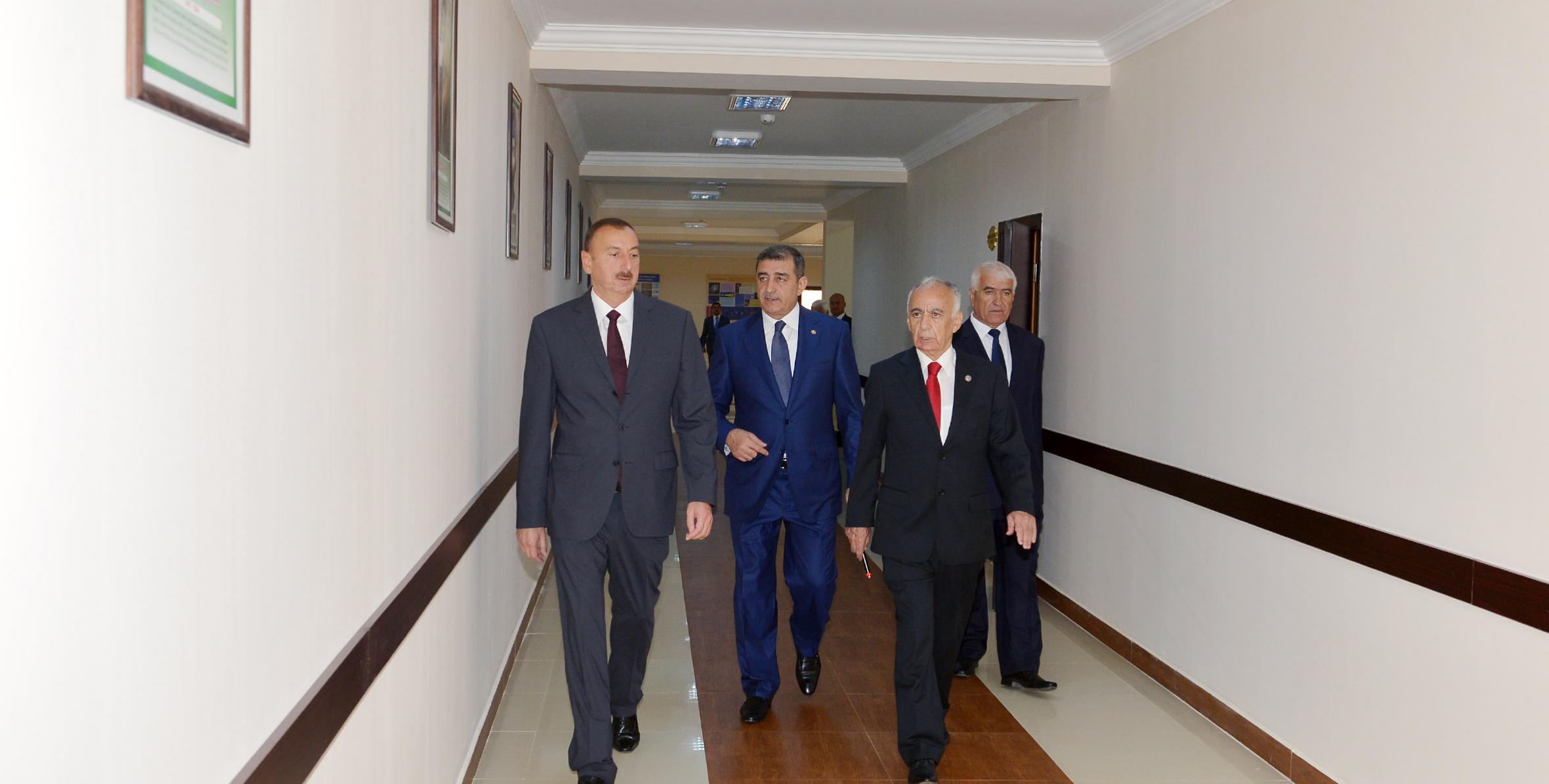 Ilham Aliyev attended the opening of a new building of school No. 84 in Baku