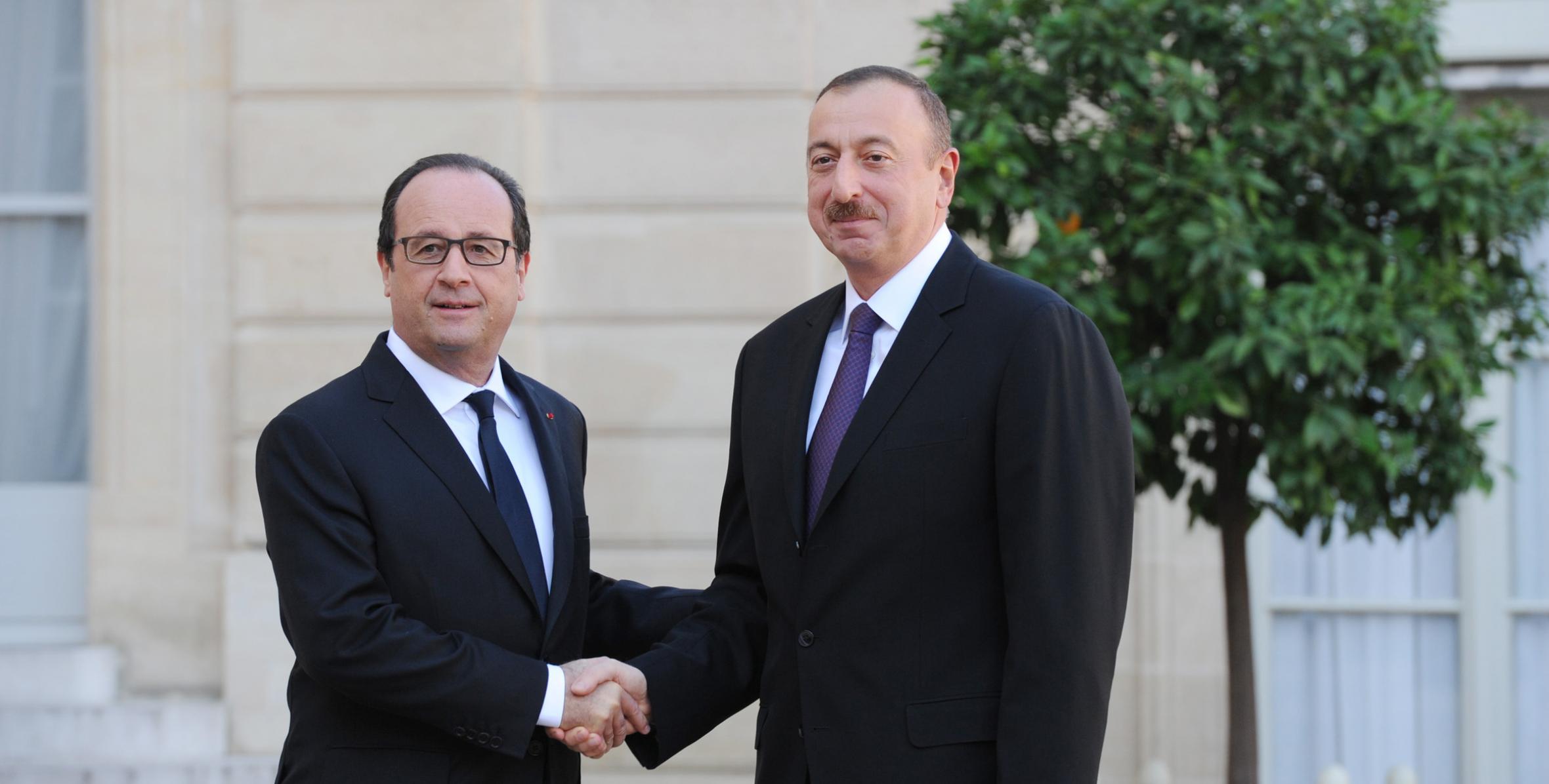 Working visit of Ilham Aliyev to France