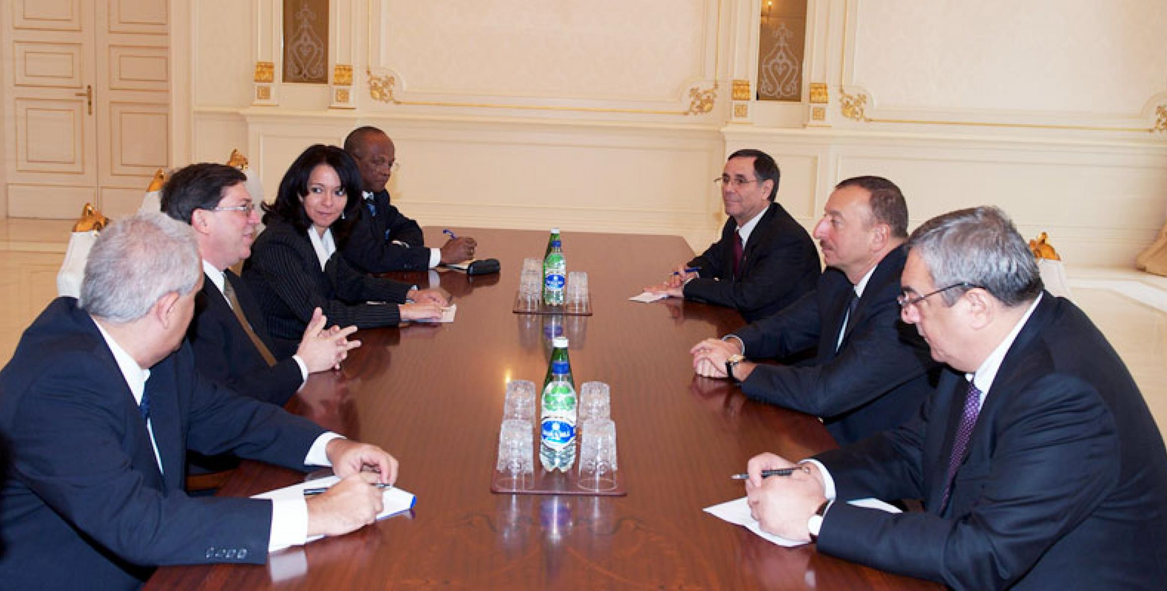 Ilham Aliyev received a delegation led by Cuban Foreign Minister Bruno Eduardo Rodríguez Parrilla