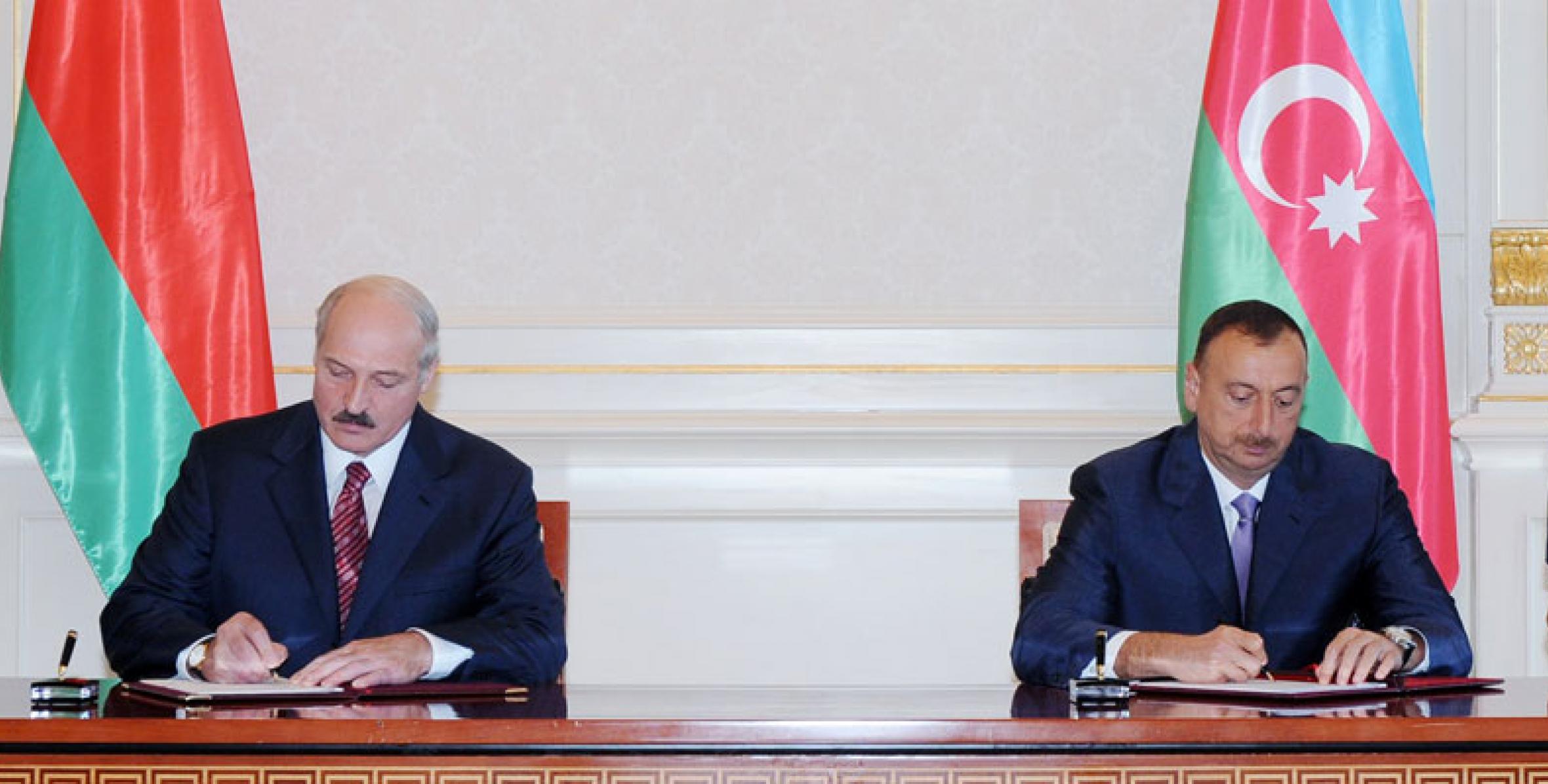 Document signing ceremony took place between Azerbaijan and the Republic of Belarus