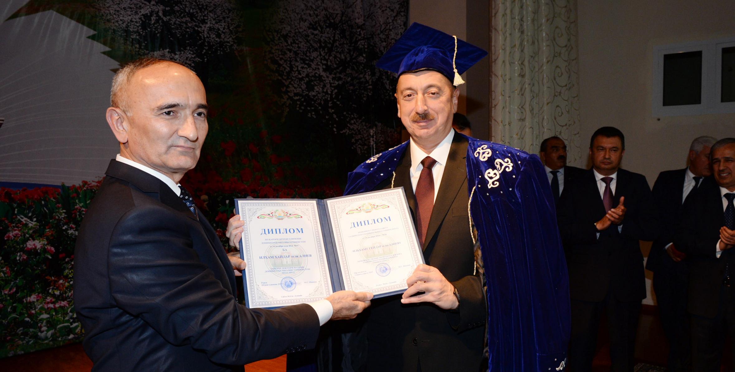 Official visit of Ilham Aliyev to Tajikistan