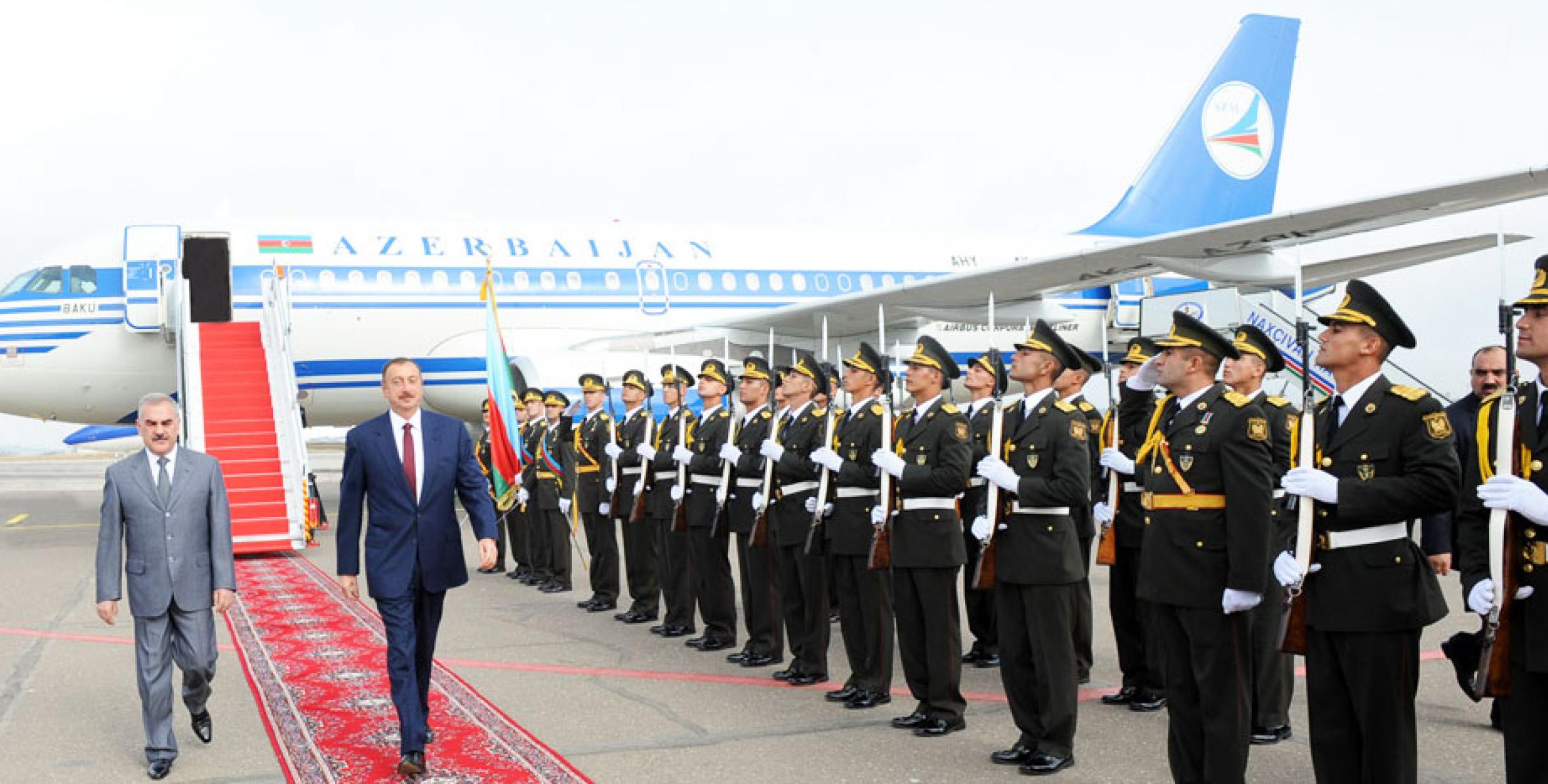 Ilham Aliyev arrived in Nakhchivan Autonomous Republic