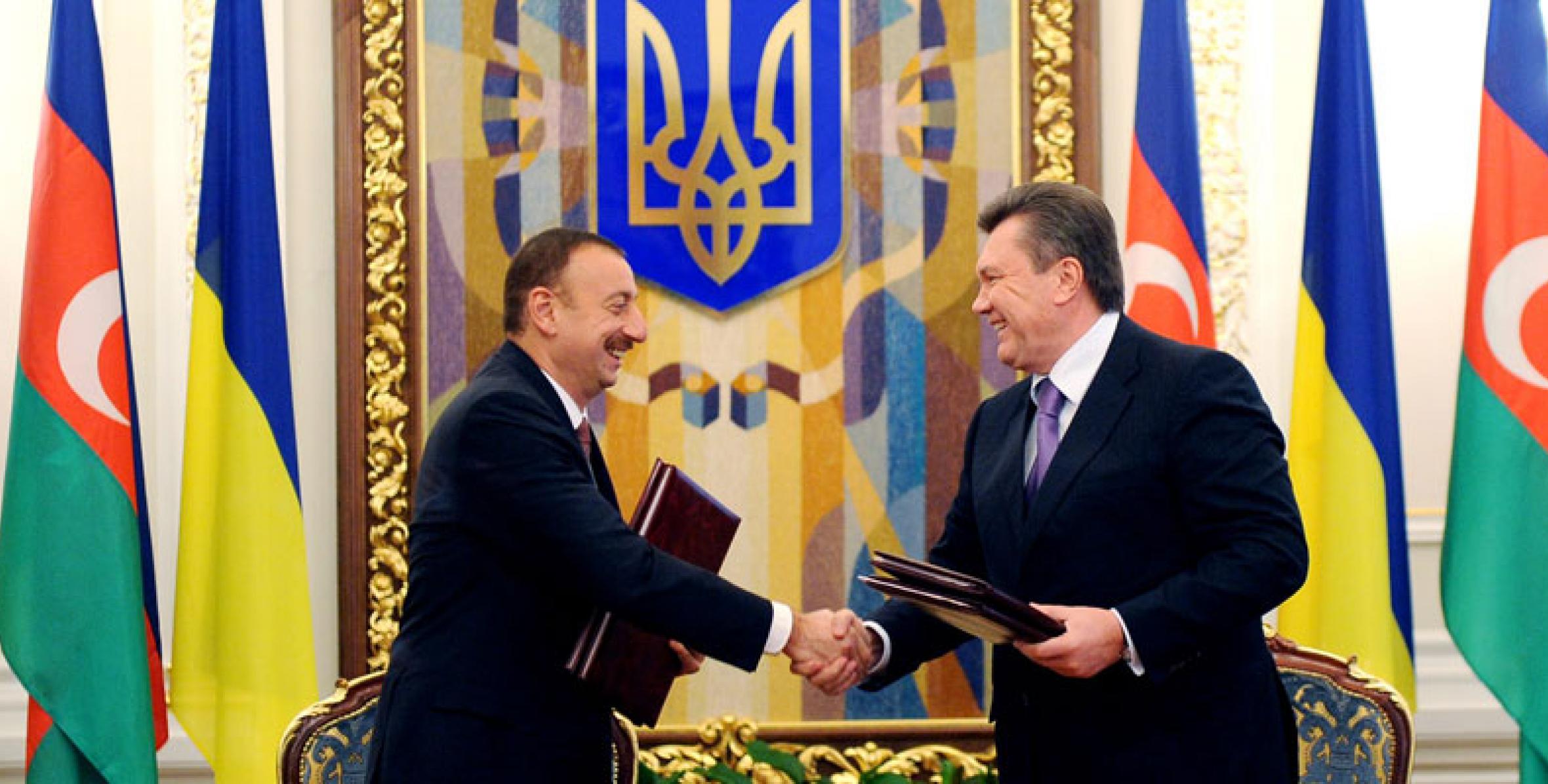 Официальный визит Ильхама Алиева в Украину