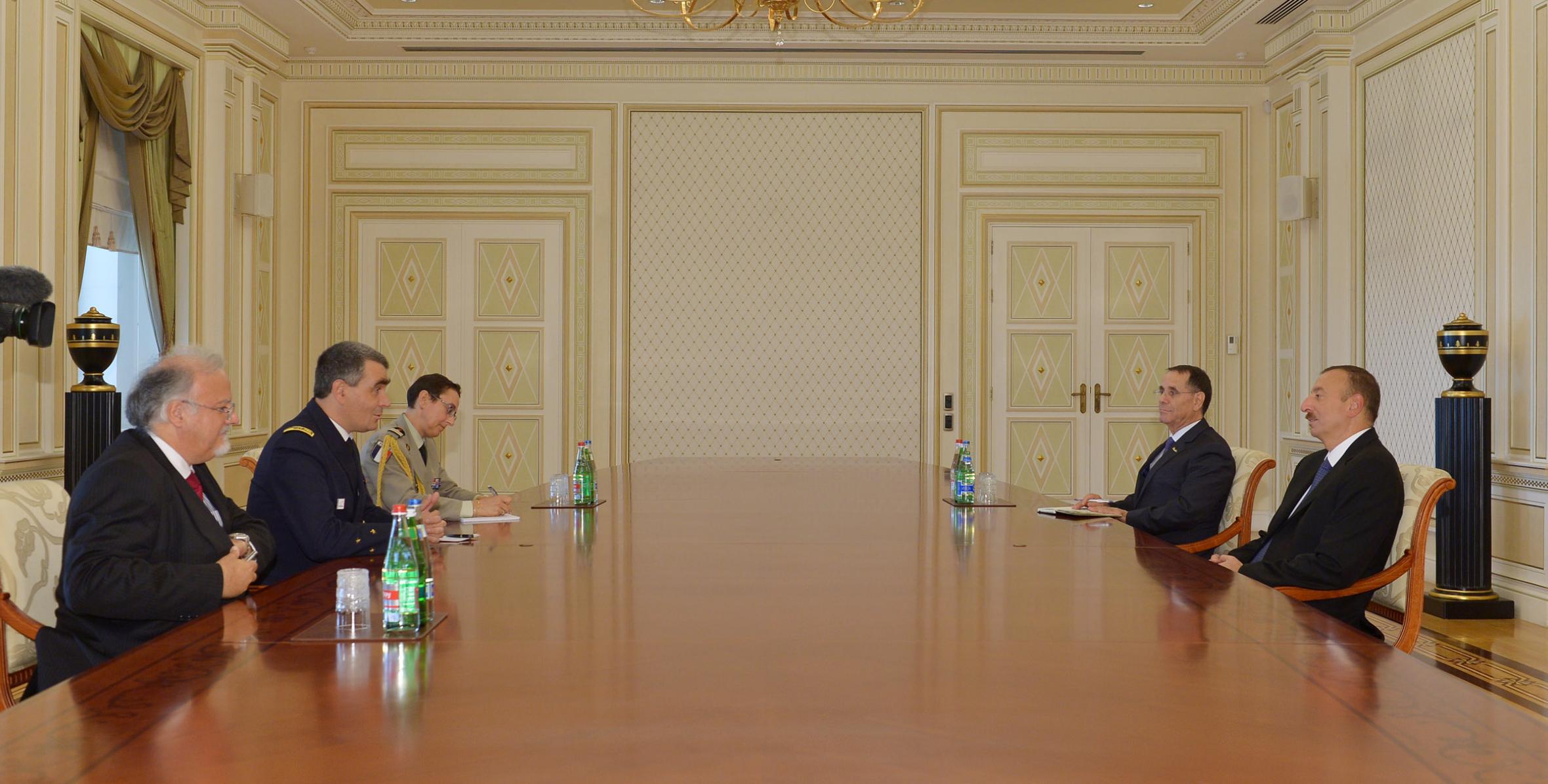 Ilham Aliyev received the director of the international development department at the French General Directorate for Armament