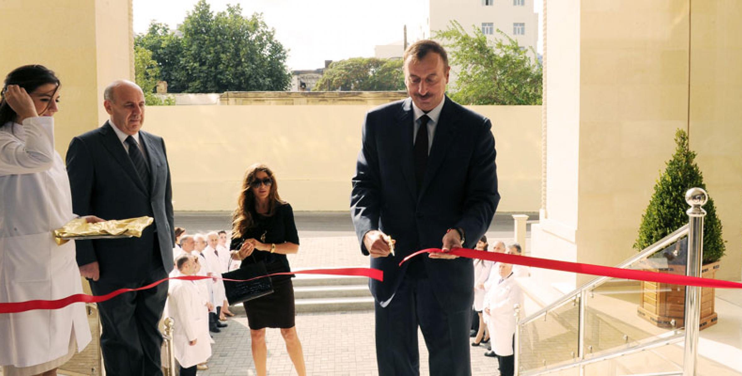 Ilham Aliyev inaugurated therapeutic training clinic