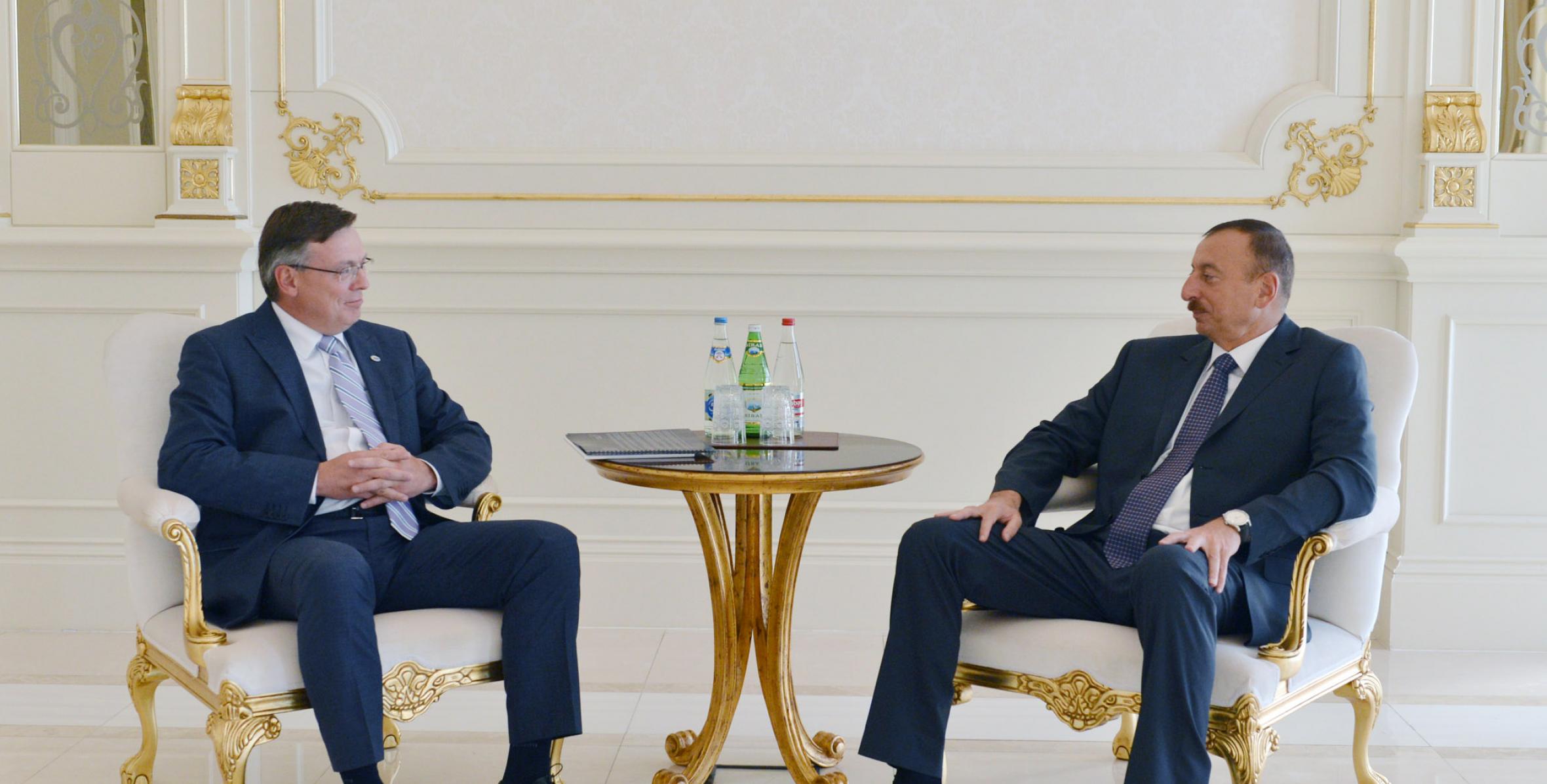 Ilham Aliyev received the OSCE Chairman in Office and the Minister of Foreign Affairs of Ukraine