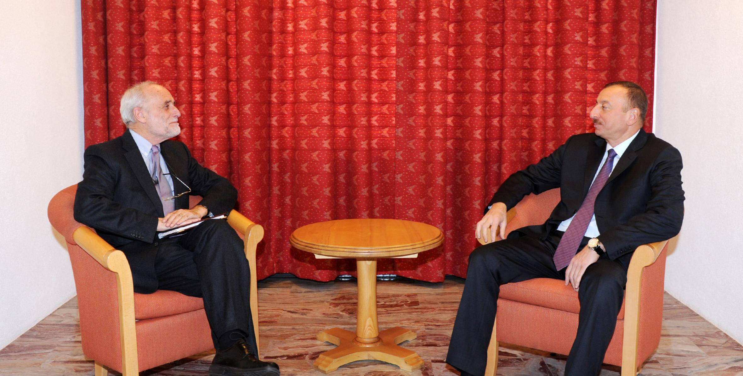 Состоялась встреча Ильхама Алиева с президентом Международного Комитета Красного Креста