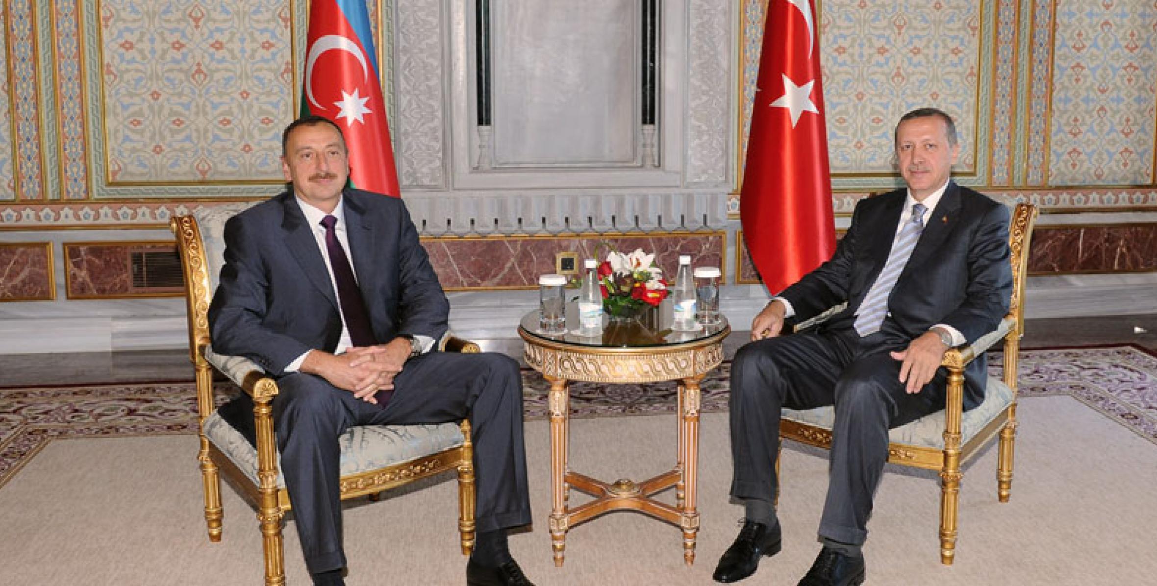 Состоялась встреча Ильхама Алиева и премьер-министра Турции Реджепа Тайиба Эрдогана