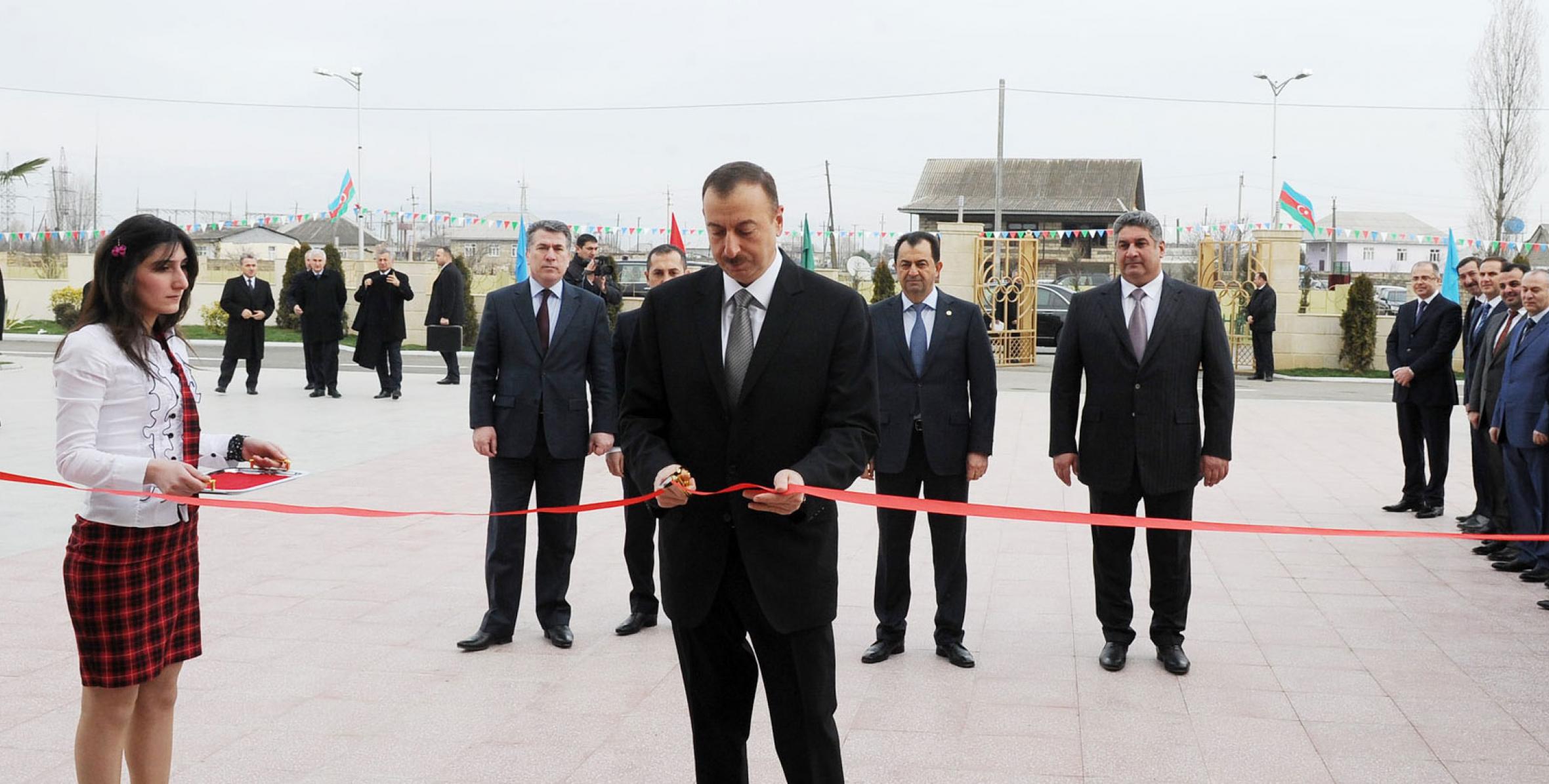 Ilham Aliyev attended the opening of the Astara Olympic Sports Center