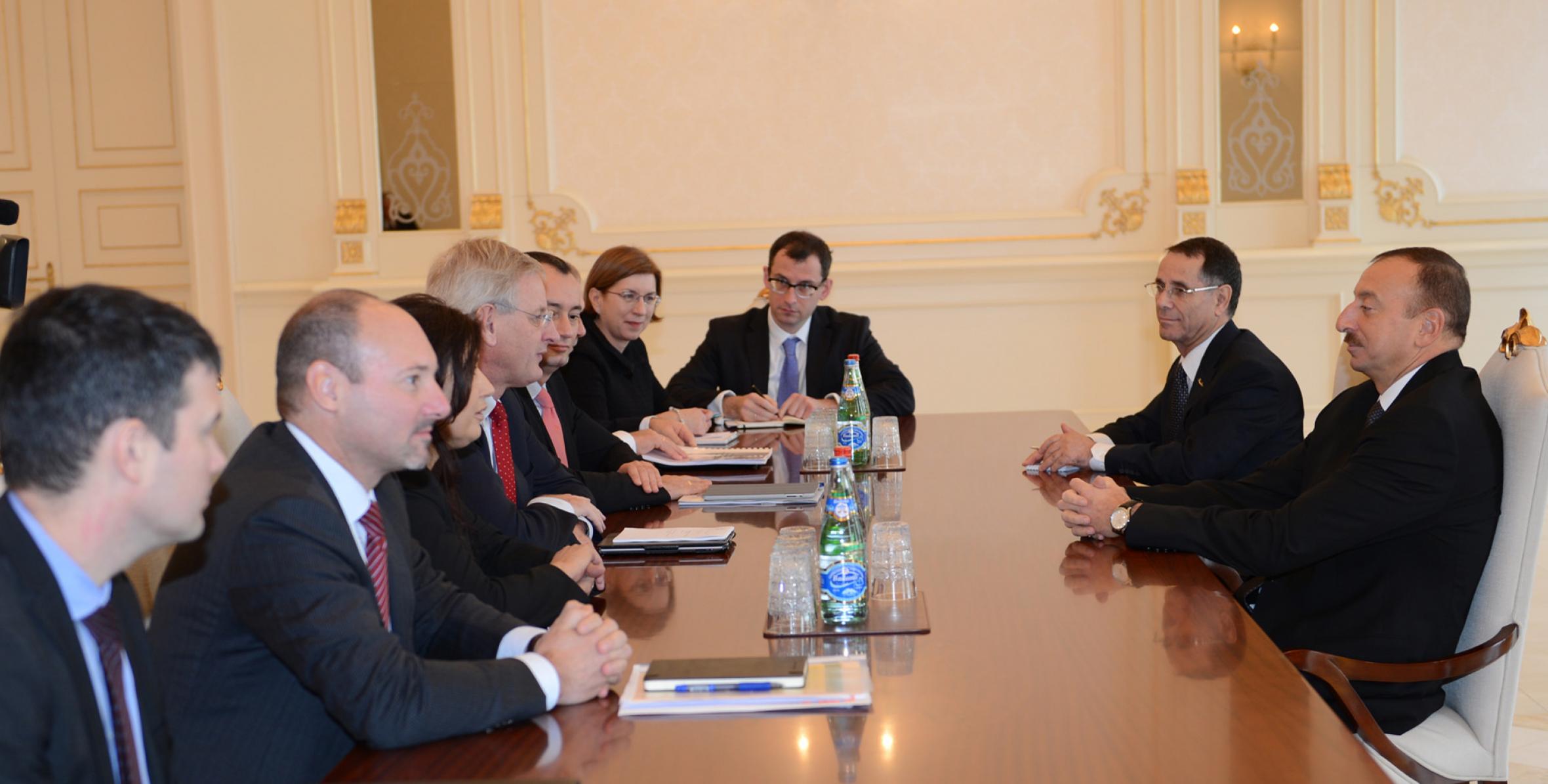 Ilham Aliyev received the Head of Polish Presidential Administration, and Foreign Ministers of Bulgaria and Sweden