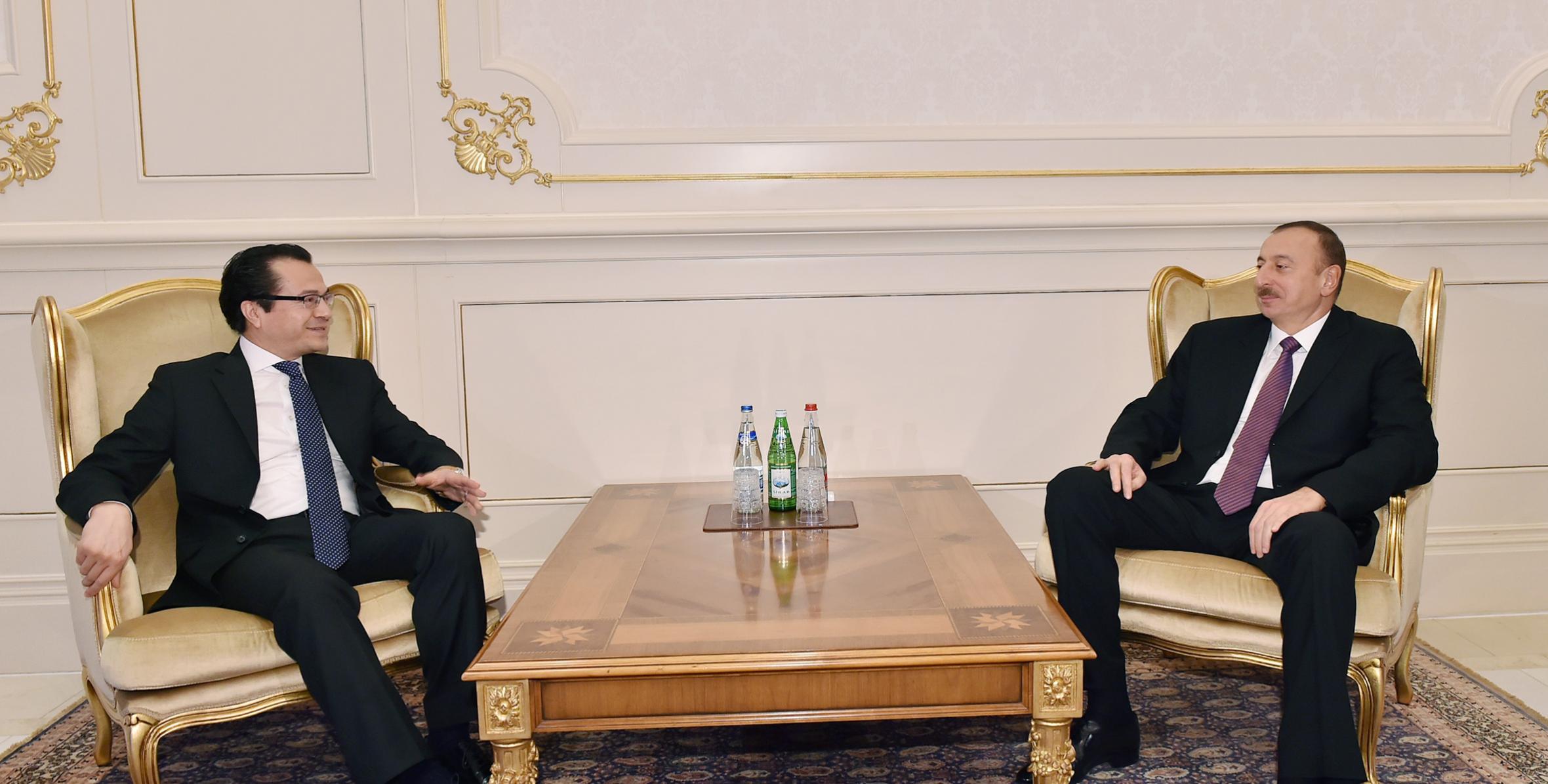 Ilham Aliyev received the credentials of the newly-appointed Afghan Ambassador
