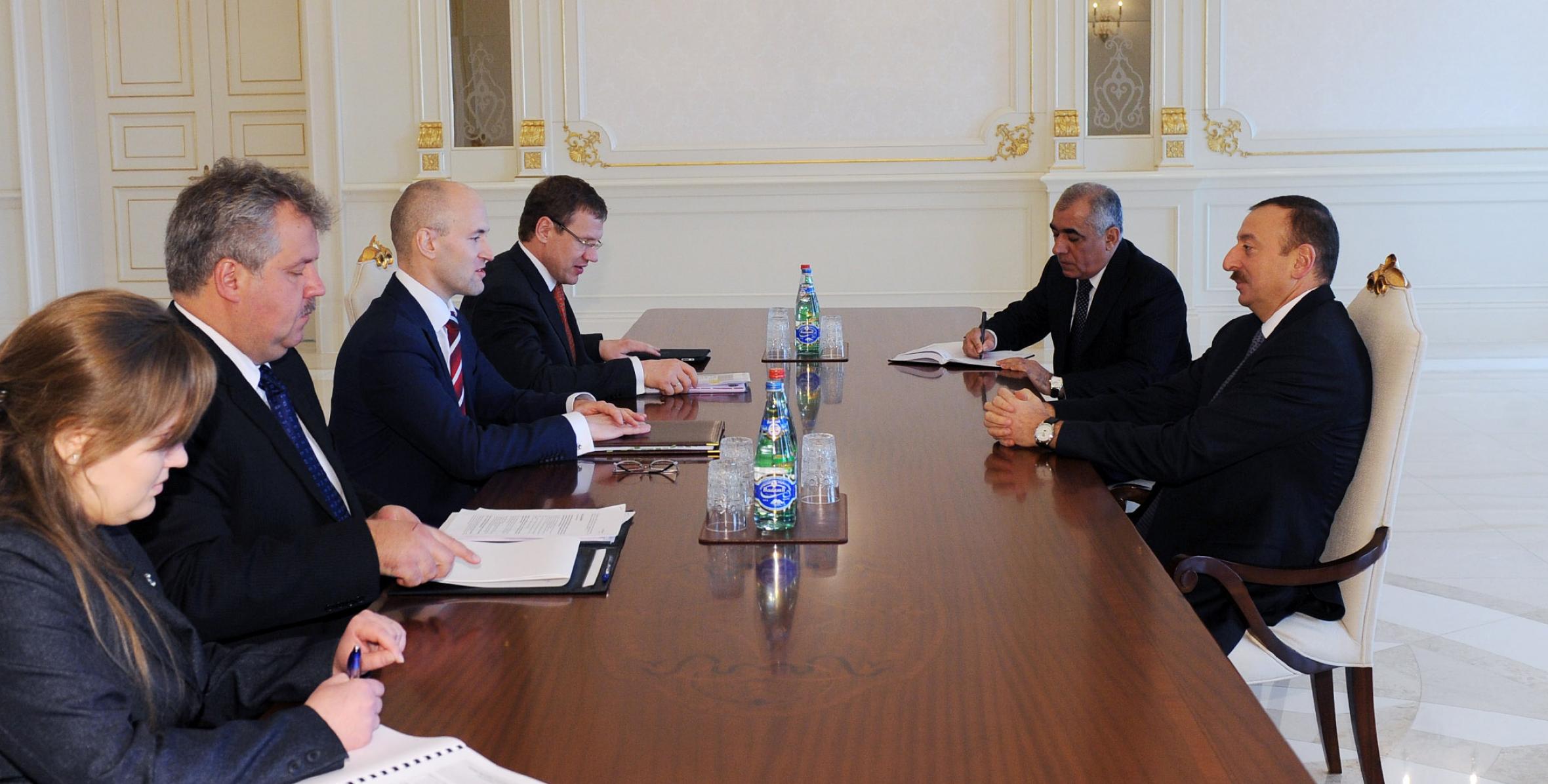Ilham Aliyev received Latvian Economy Minister Daniels Pavluts