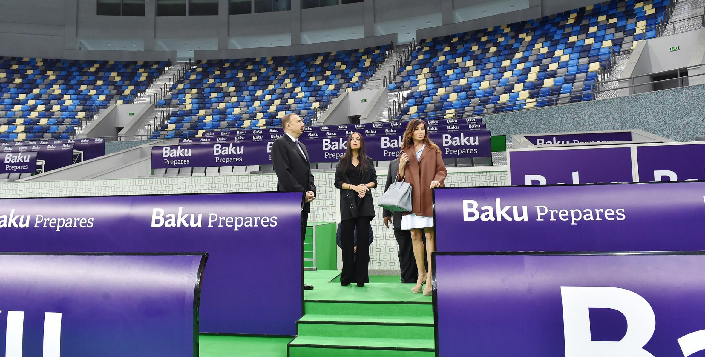 Ильхам Алиев ознакомился с условиями, созданными во Дворце спорта имени Гейдара Алиева после капитального ремонта