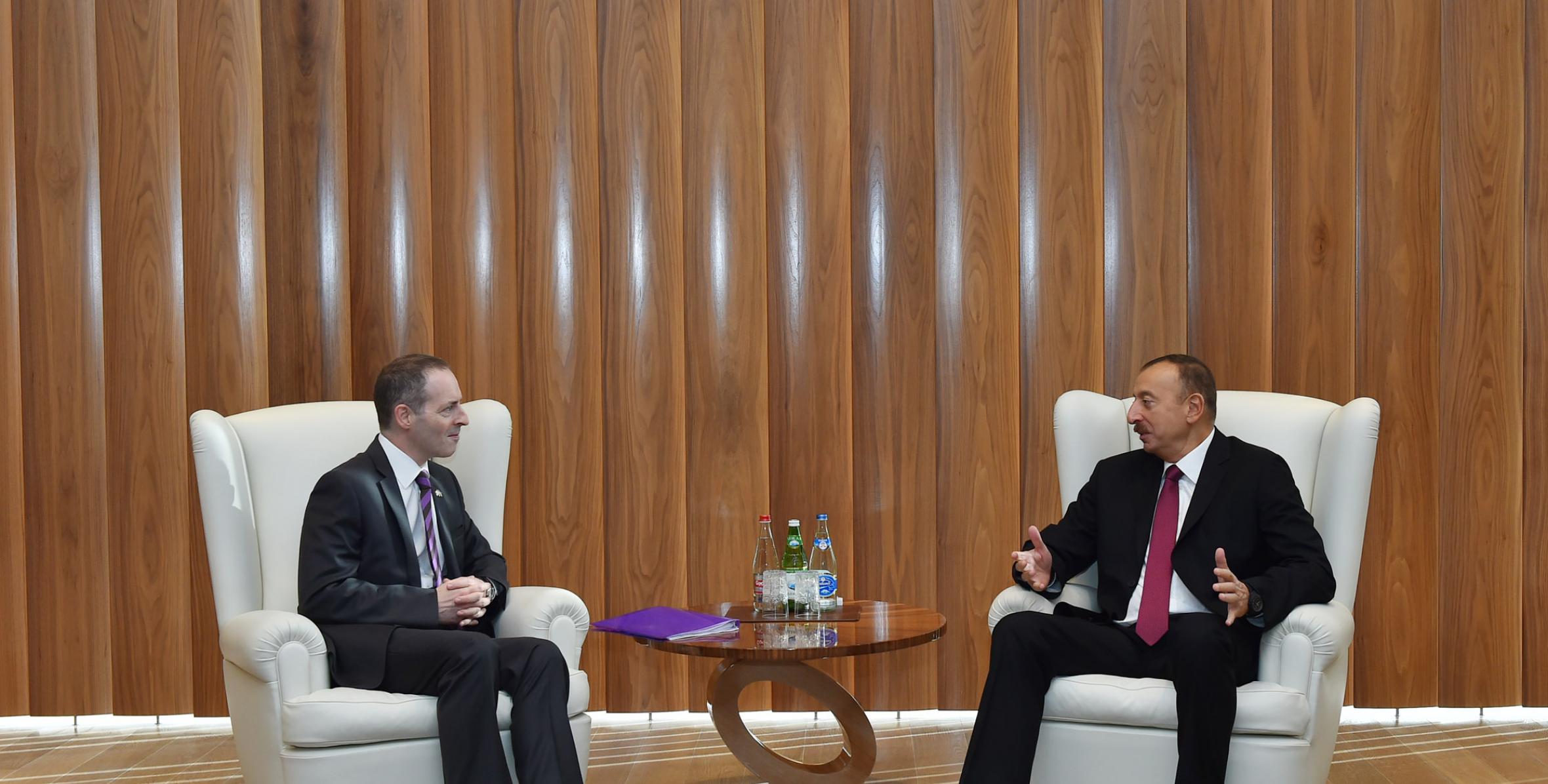 Ilham Aliyev received the UK Minister of State for Trade and Investment