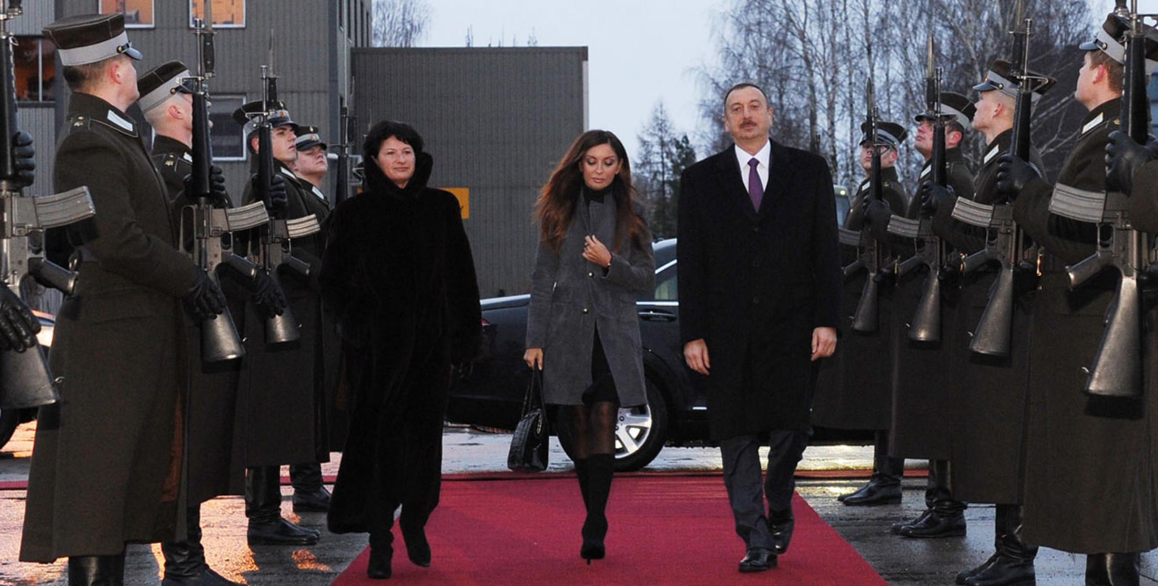 Visit of Ilham Aliyev to the Republic of Latvia ended