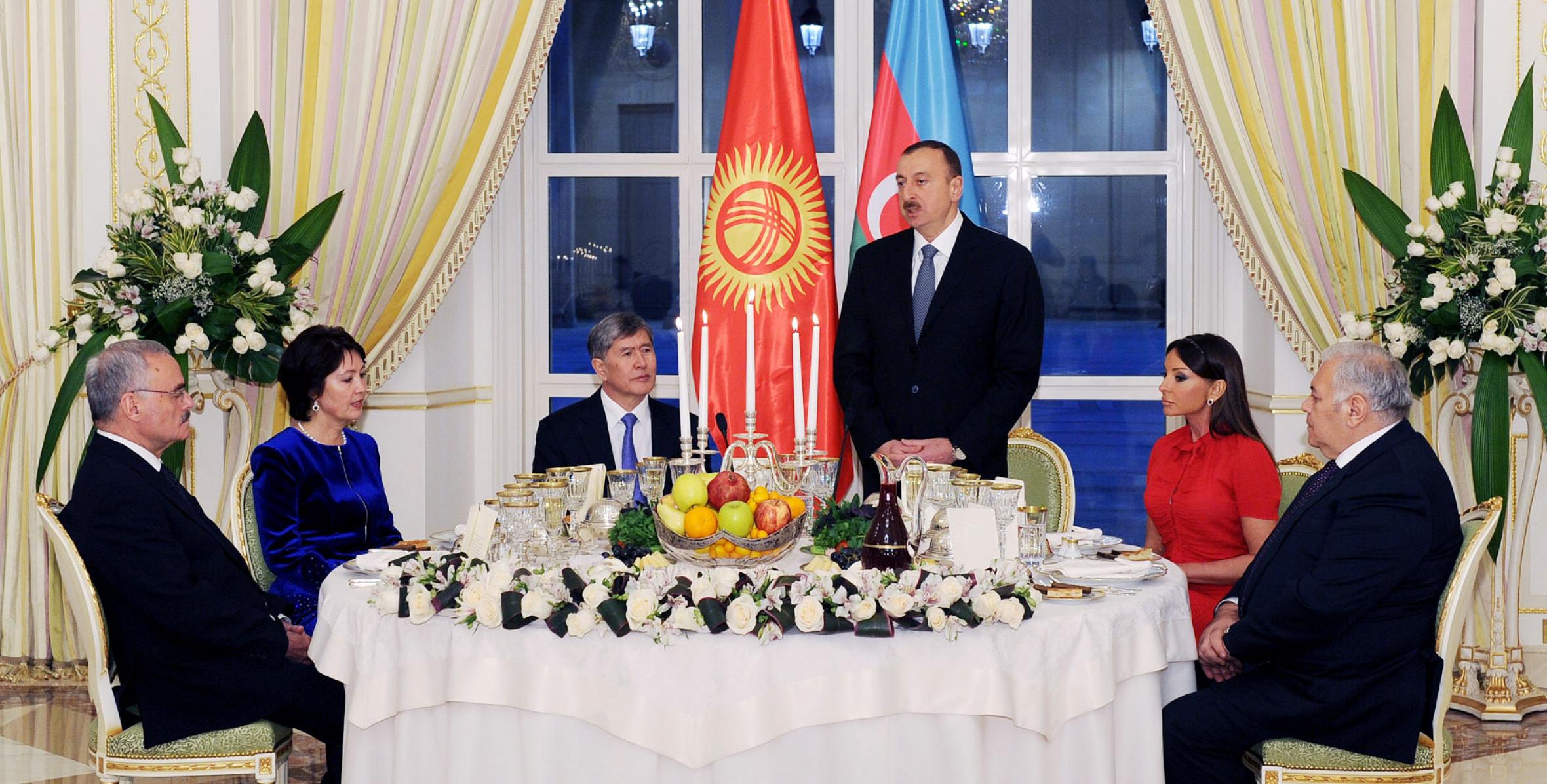 Official reception was hosted in honor of President of the Kyrgyz Republic Almazbek Atambayev