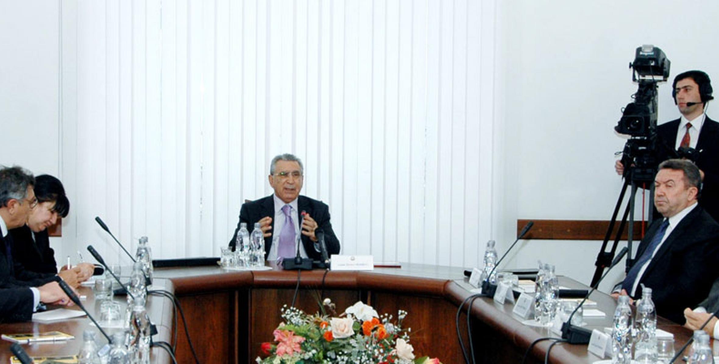 A meeting was held about new financing mechanisms of higher education institutions