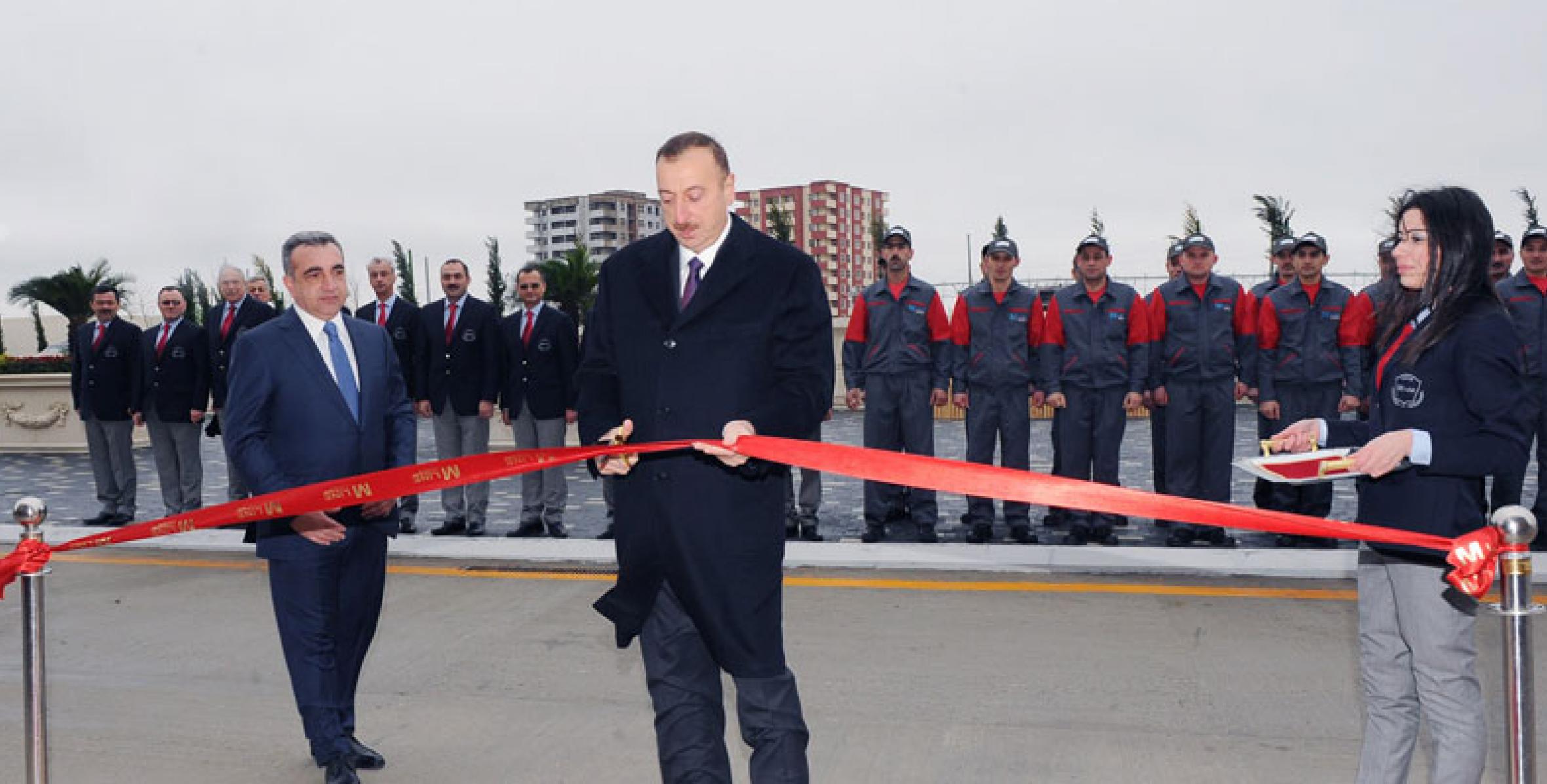 Ilham Aliyev attended the opening of a furniture factory, by “M-Line” Limited Liability Company