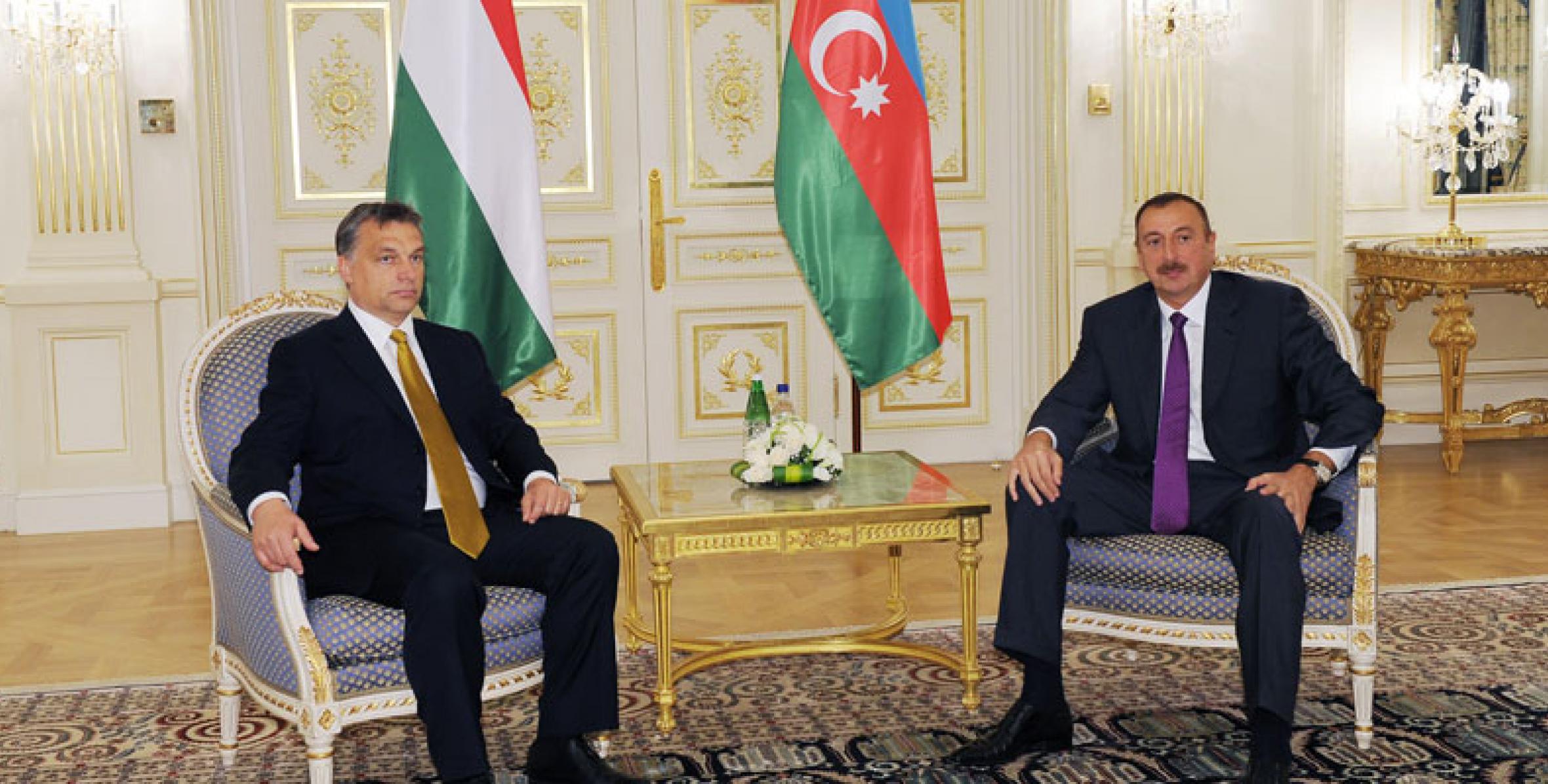 İlham Əliyevin Macarıstanın Baş naziri Viktor Orban ilə görüşü olmuşdur