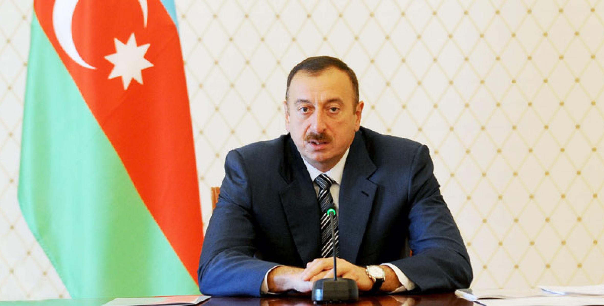 Opening speech by Ilham Aliyev at a meeting dedicated to discussion of prospective development plan of Baku Subway System