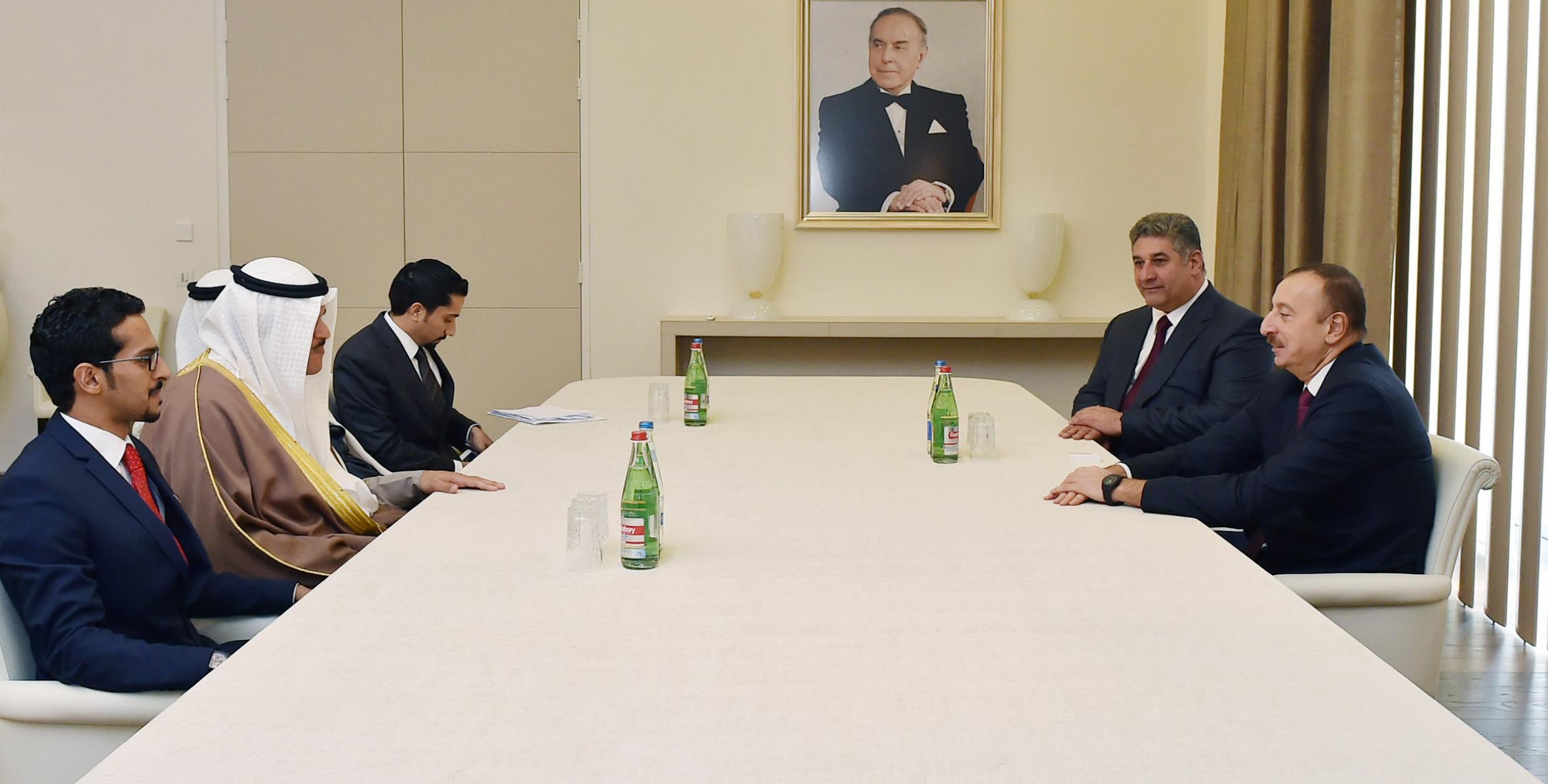 Ilham Aliyev received the Minister of State for Youth Affairs of Kuwait