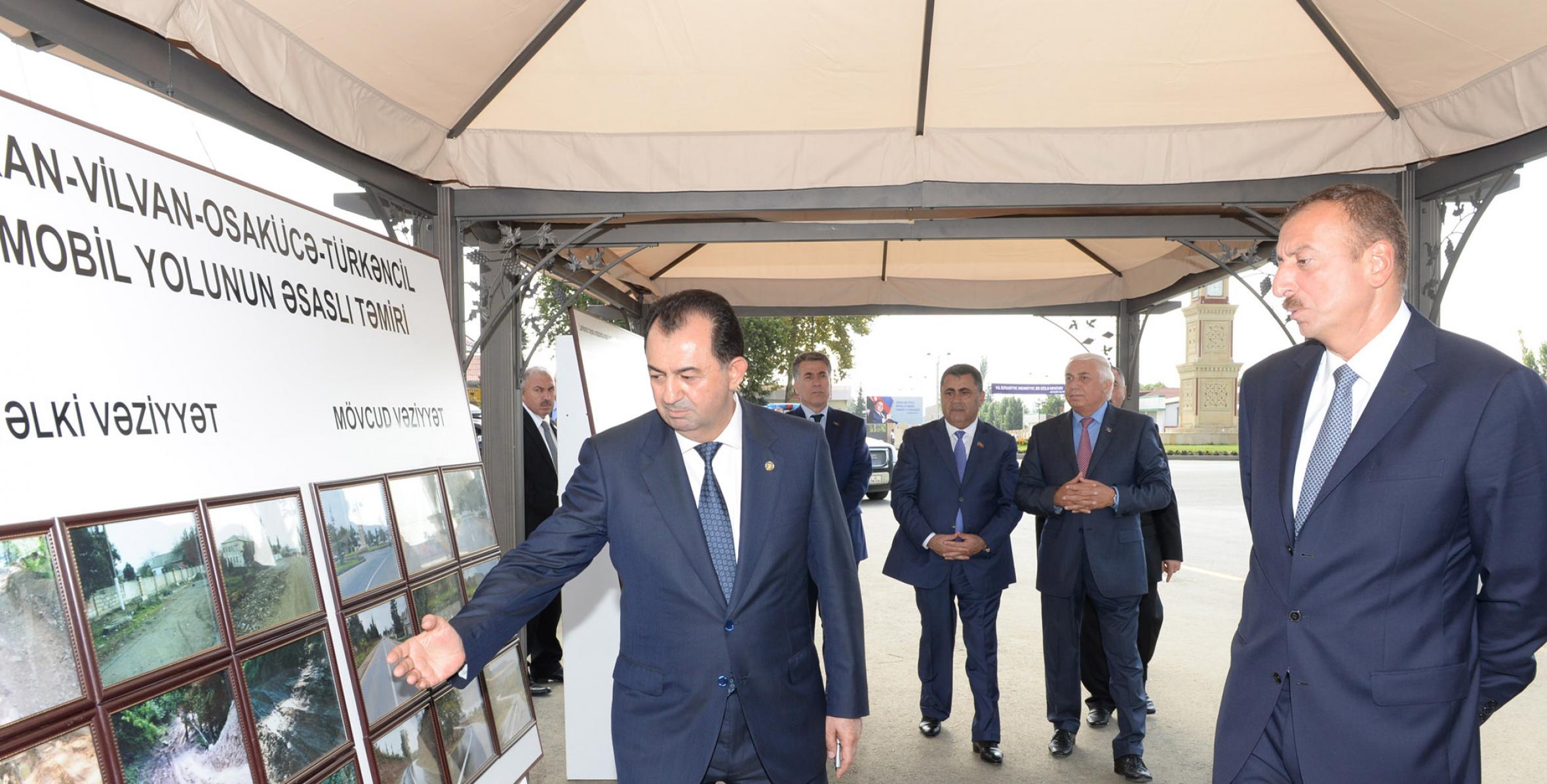 Ilham Aliyev attended the opening of the Lankaran-Vilvan-Osakucha-Turkanjil road