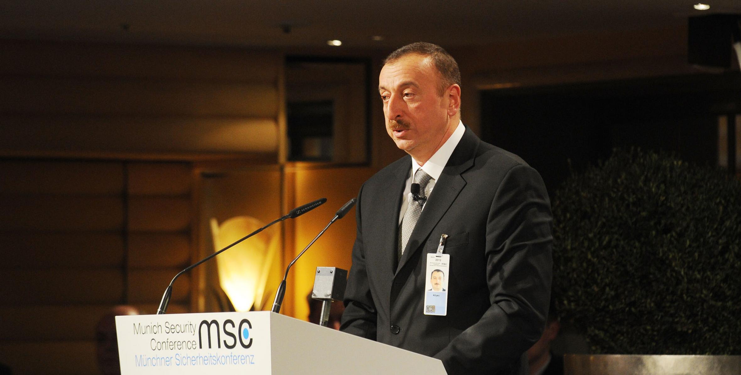 Ilham Aliyev attended the Munich Security Conference