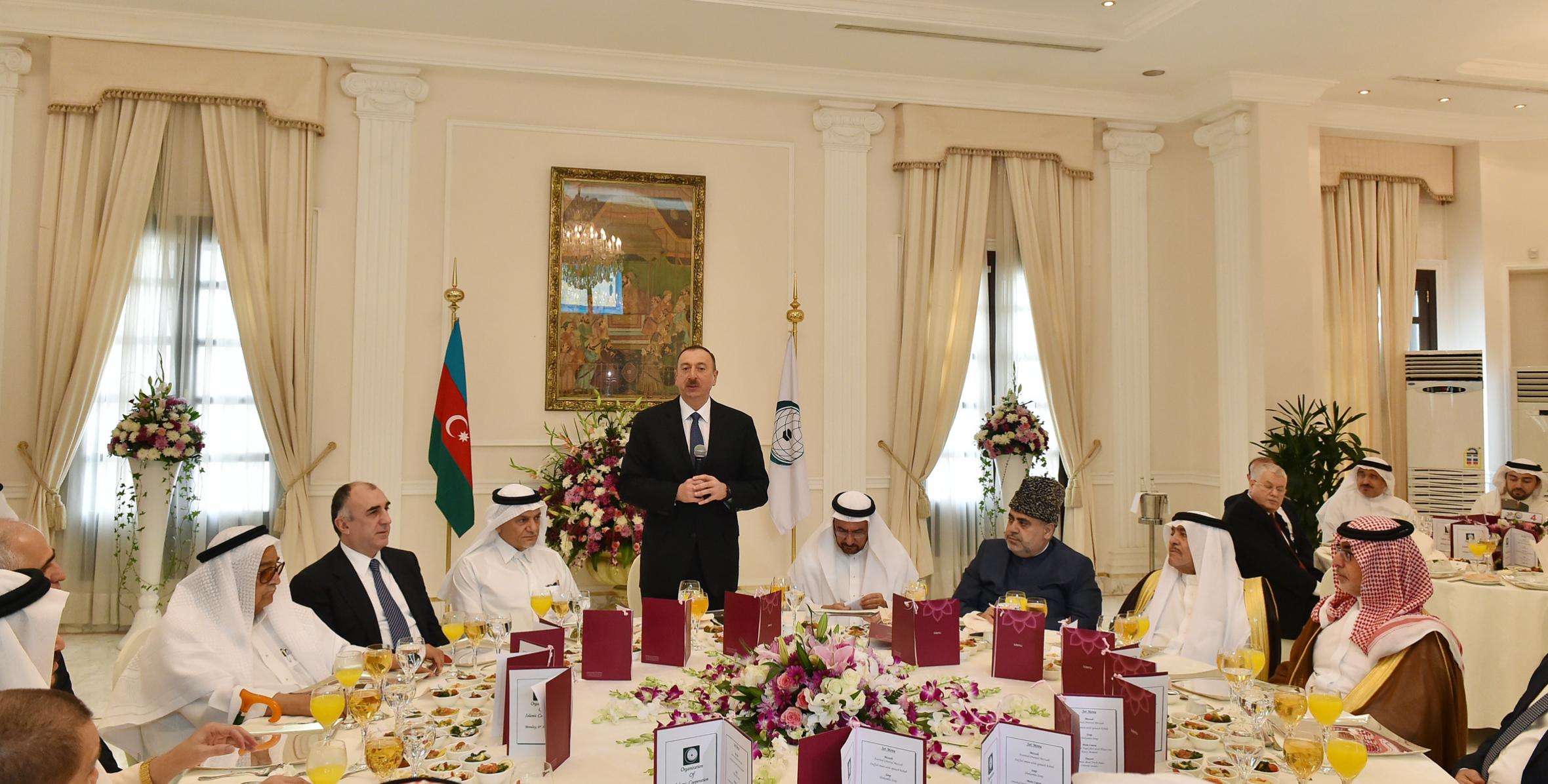 Состоялась встреча Ильхама Алиева с генеральным секретарем Организации Исламского Сотрудничества