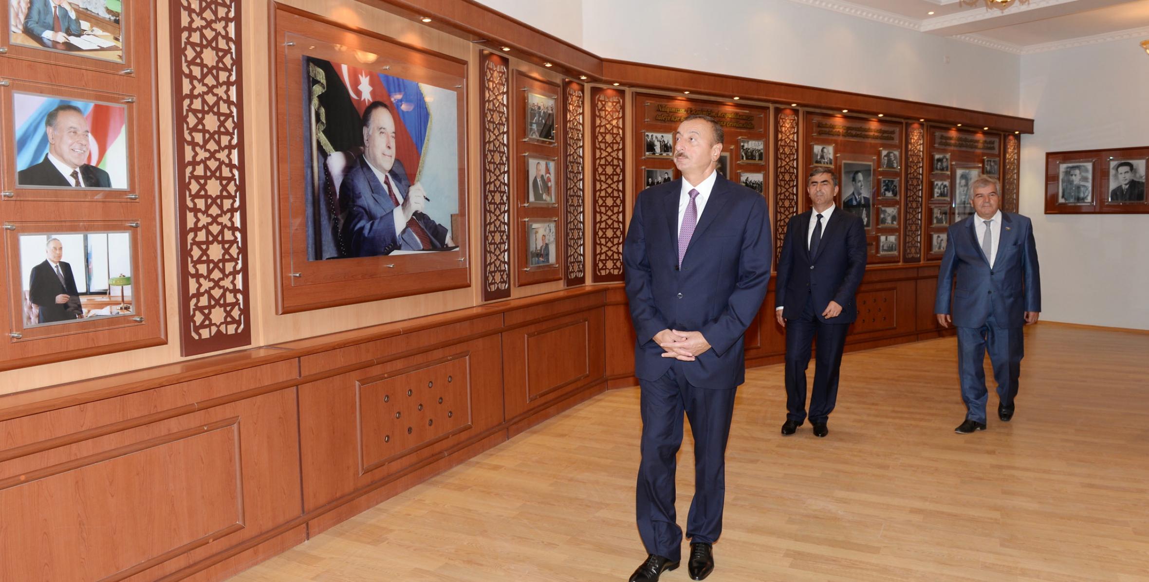 Ilham Aliyev attended the opening of the Heydar Aliyev Center in Yardimli