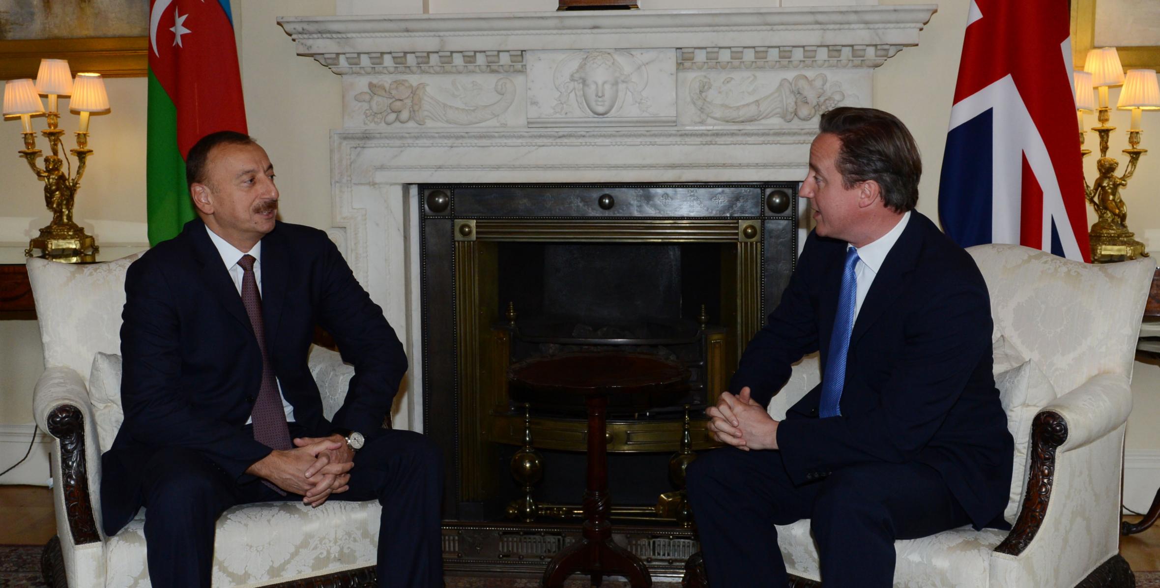 Ilham Aliyev met with British Prime Minister David Cameron