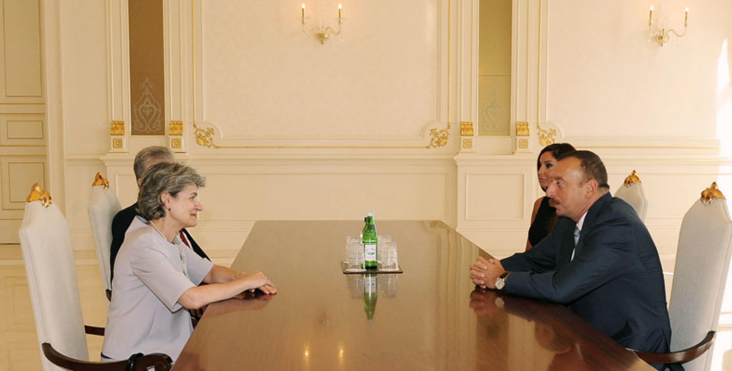 Ilham Aliyev received UNESCO Director General