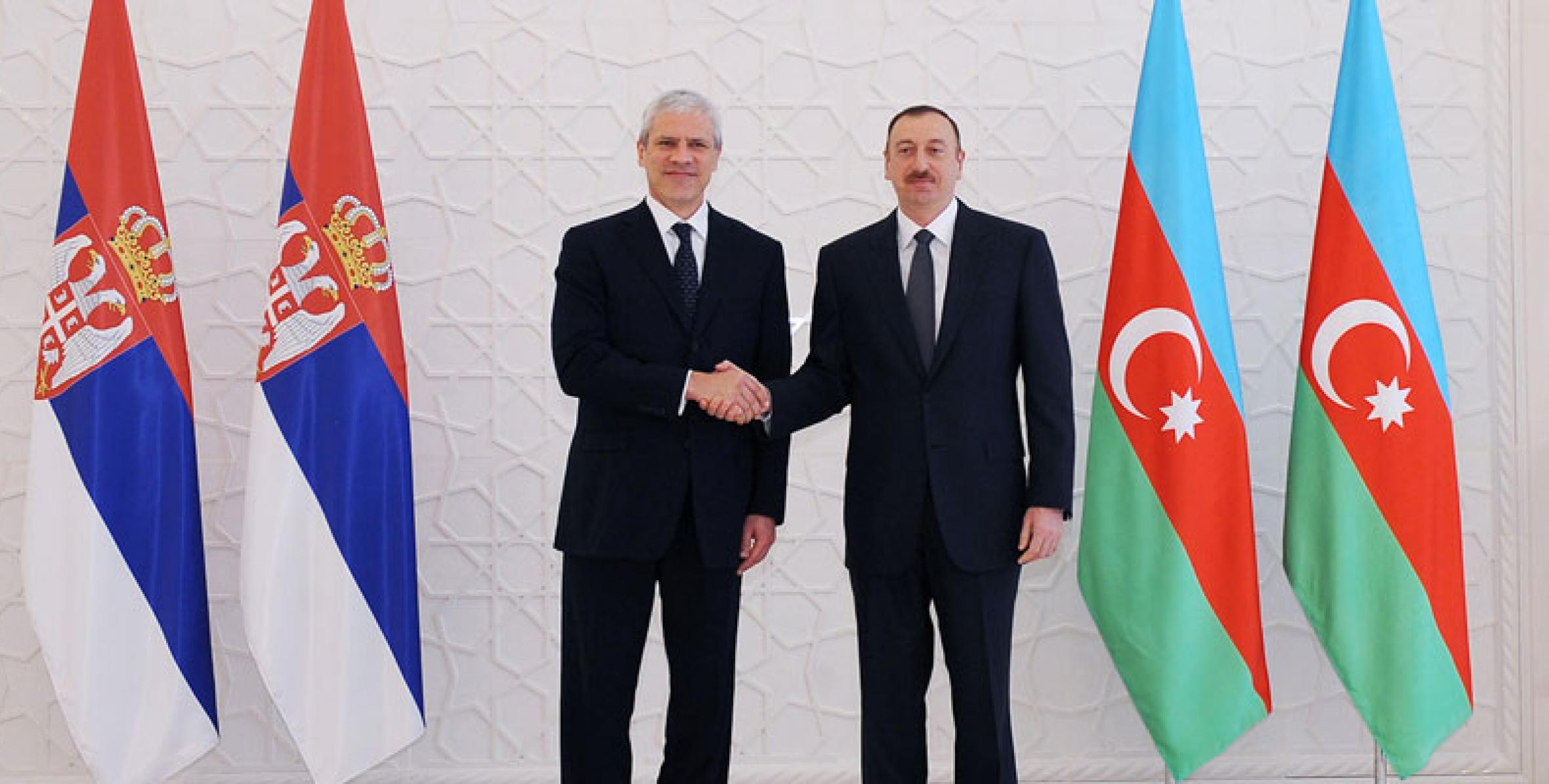Ilham Aliyev held a meeting in private with Serbian President Boris Tadic