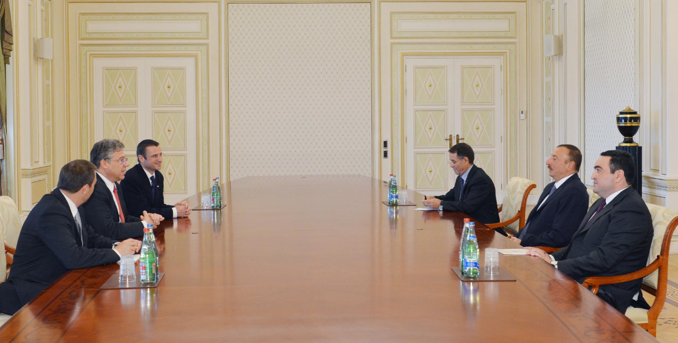 Ilham Aliyev received a delegation led by the Chairman of the Council of States of the Federal Assembly of the Swiss Confederation